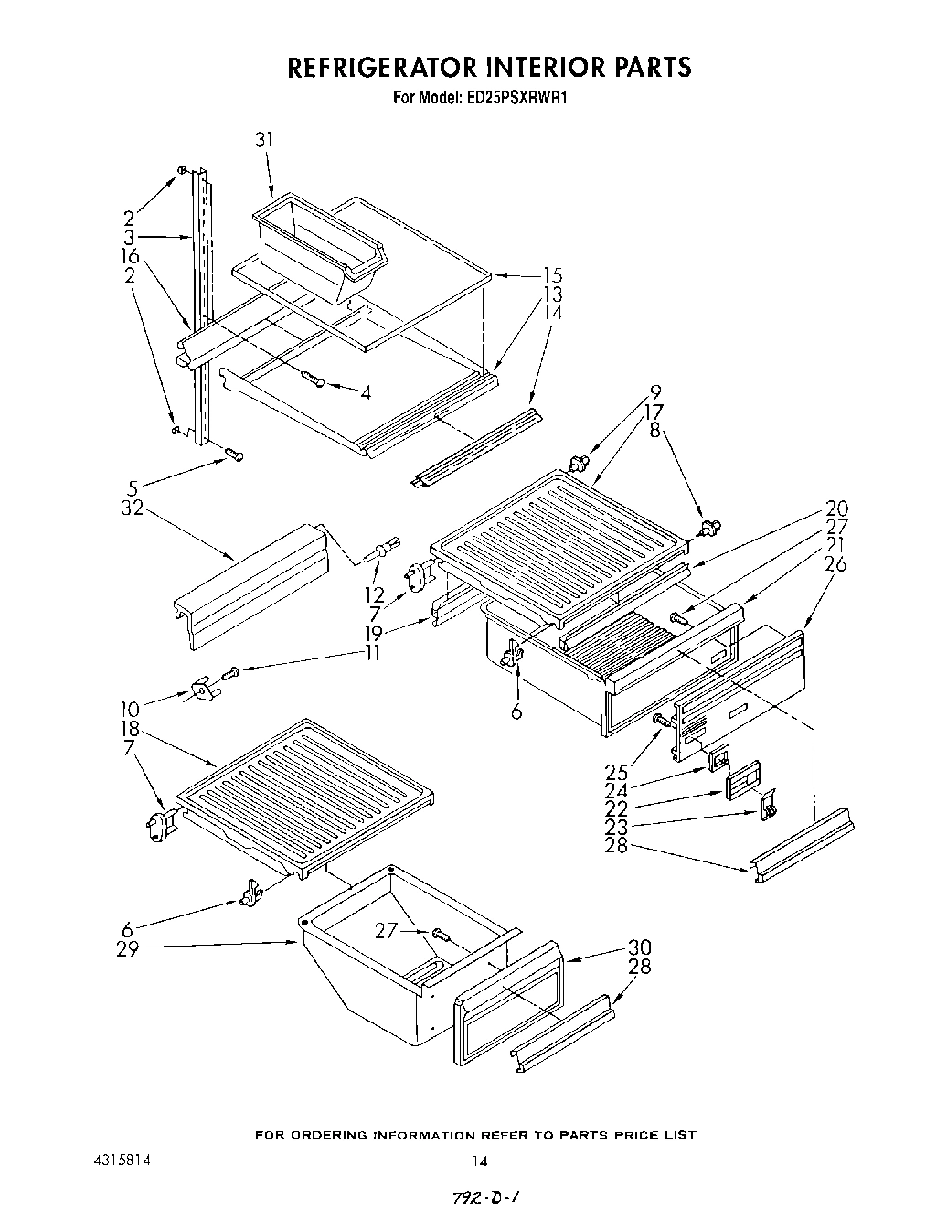 08 - REFRIGERATOR INTERIOR , LIT/OPTIONAL