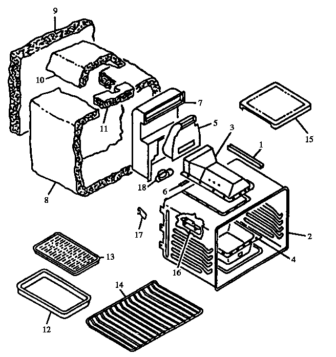 06 - OVEN CAVITY ASSY