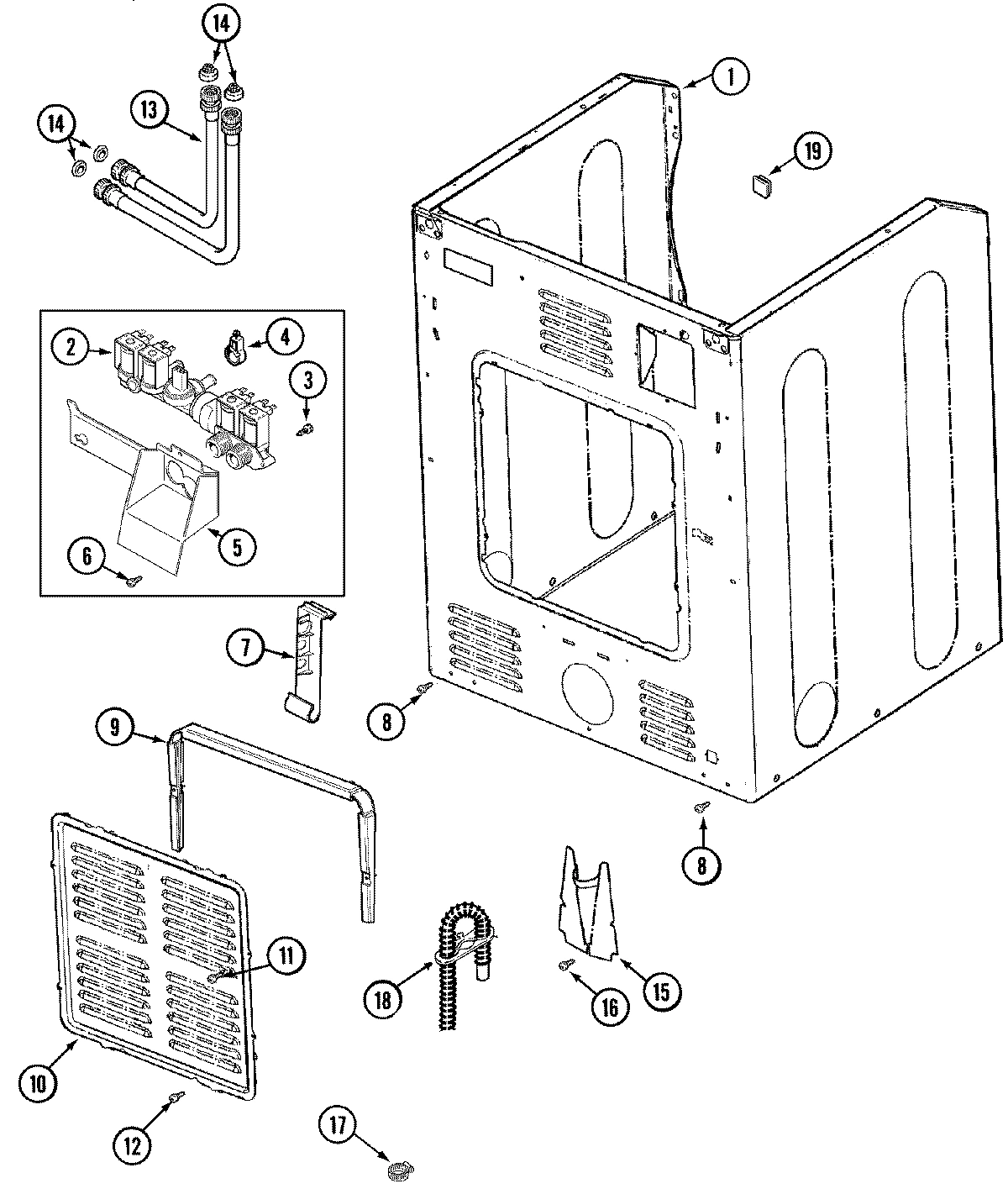 05 - CABINET-REAR (WASHER)