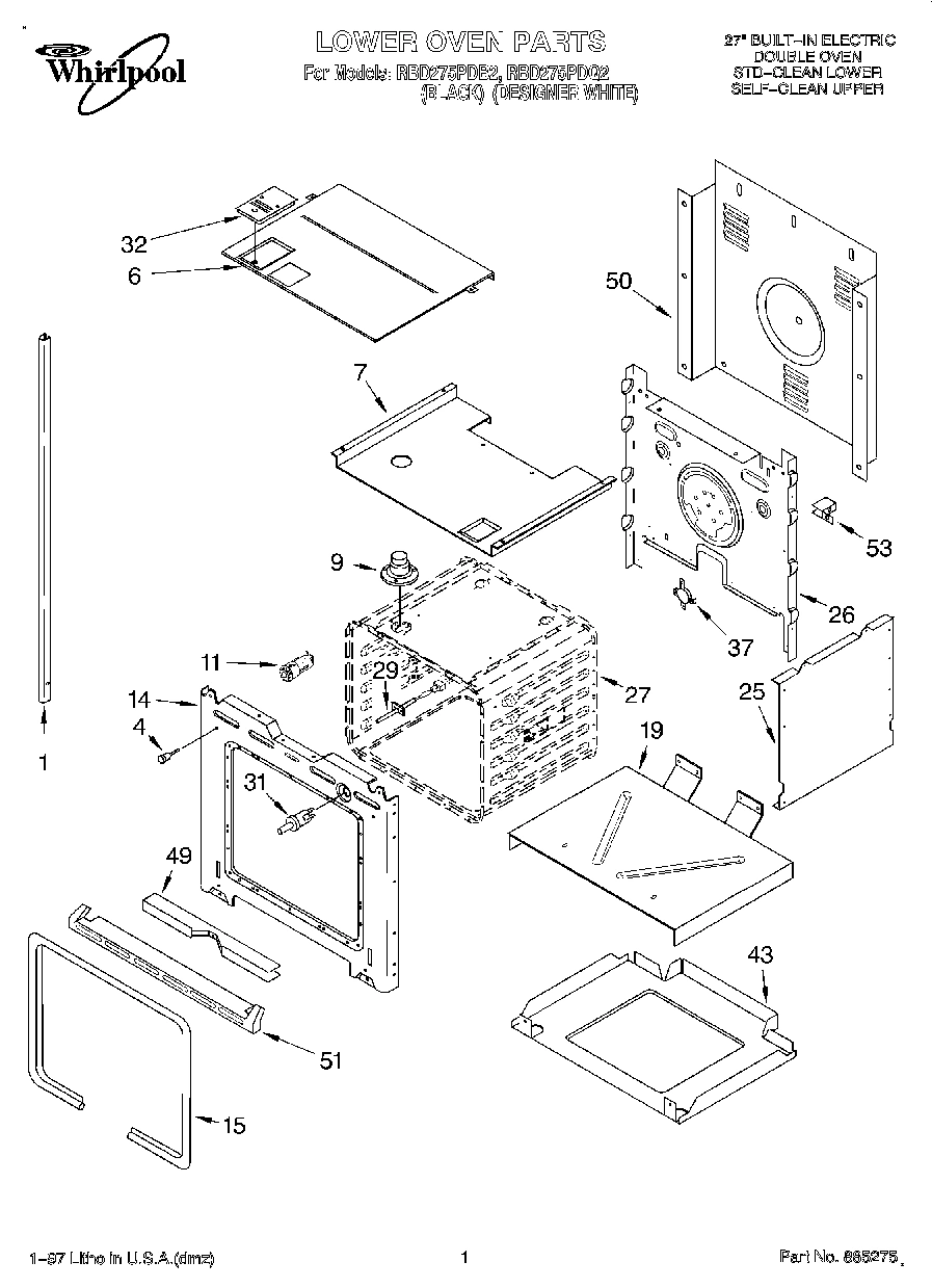 01 - LOWER OVEN