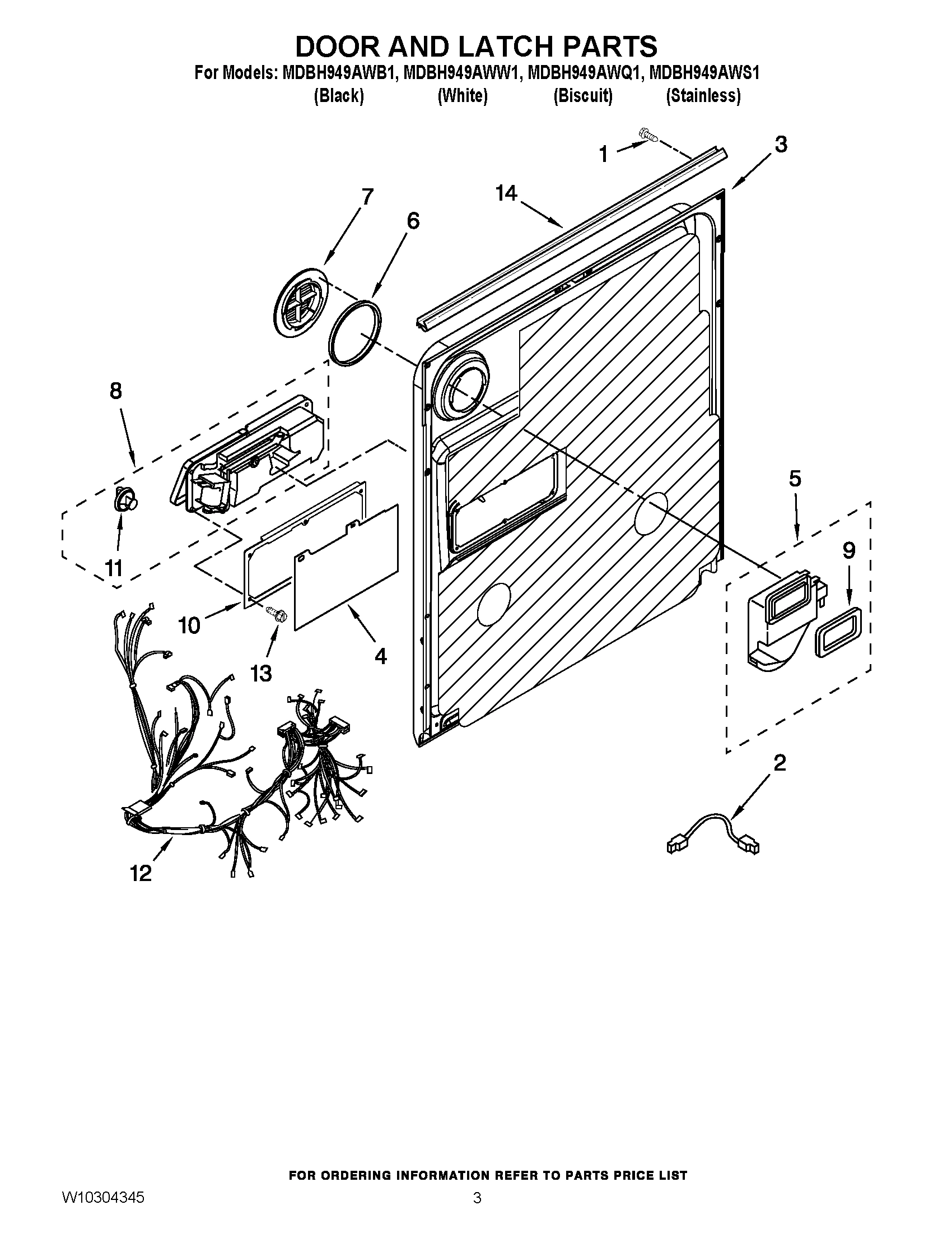 03 - DOOR AND LATCH PARTS