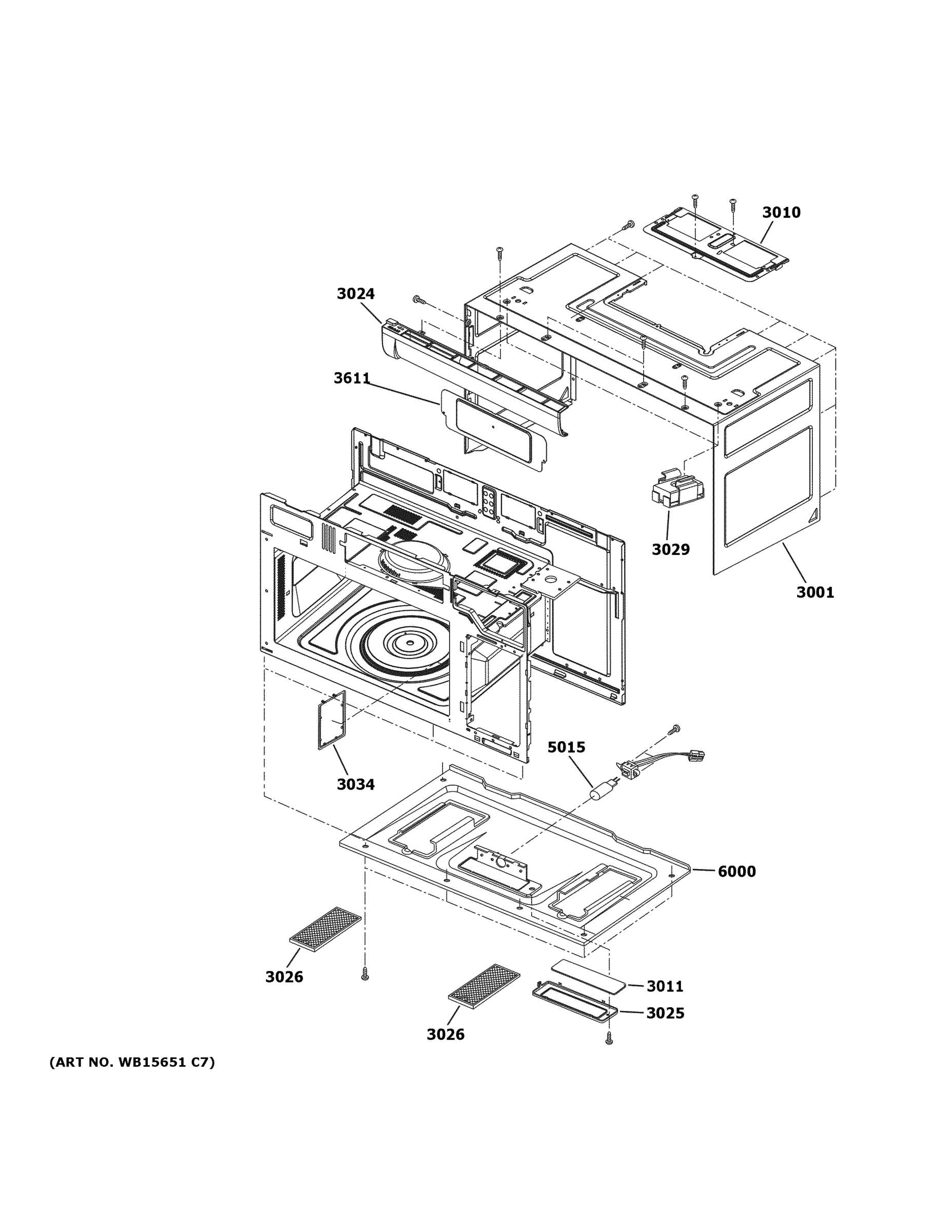 OVEN CAVITY PARTS