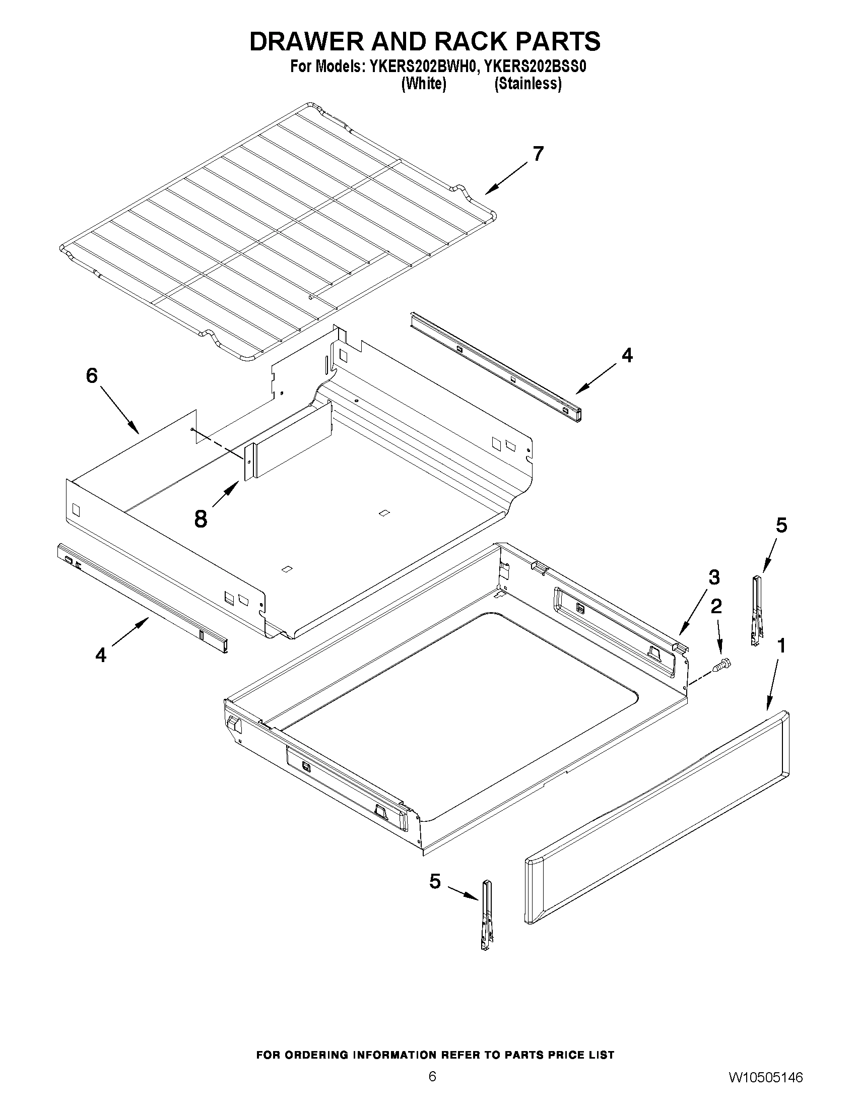 05 - DRAWER AND RACK PARTS