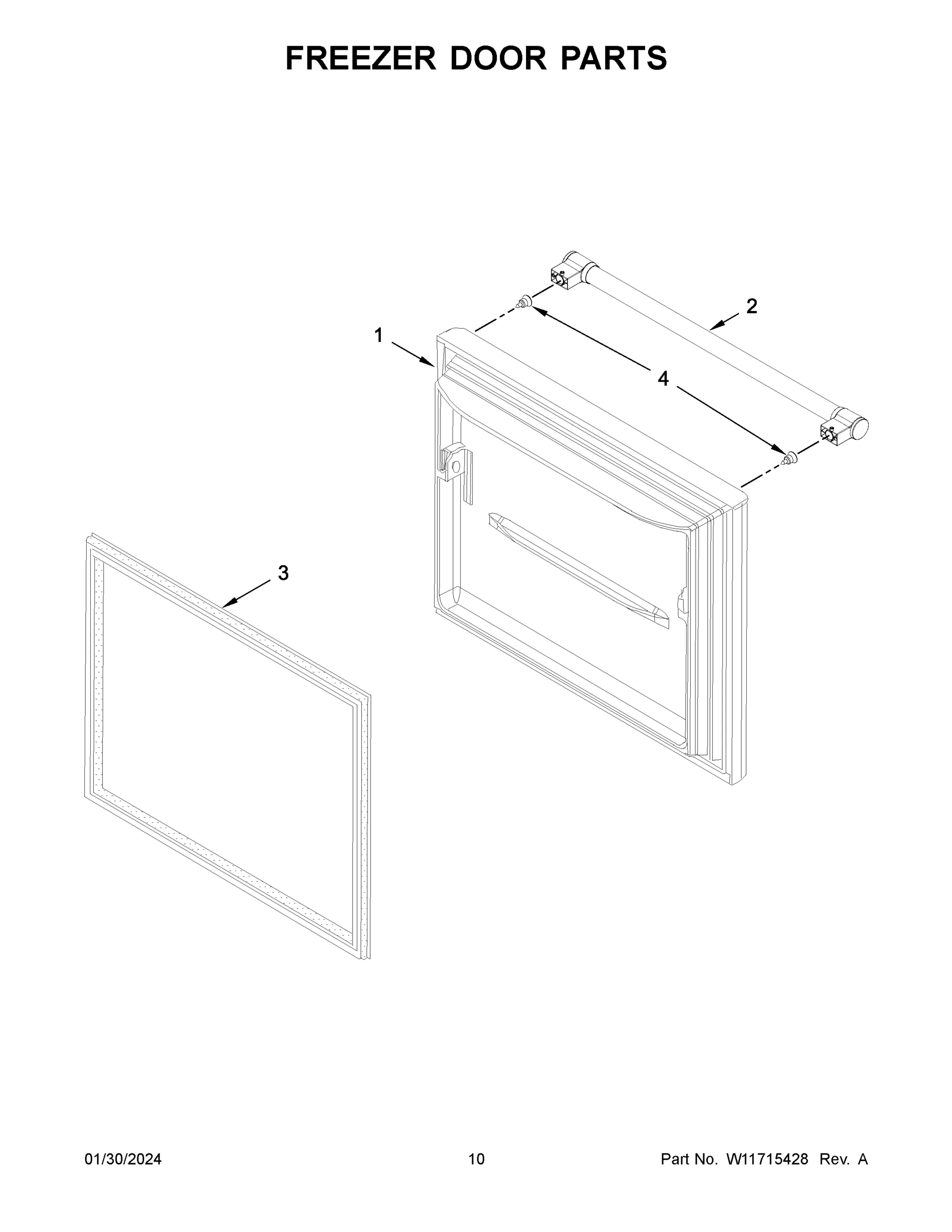 06 - FREEZER DOOR PARTS