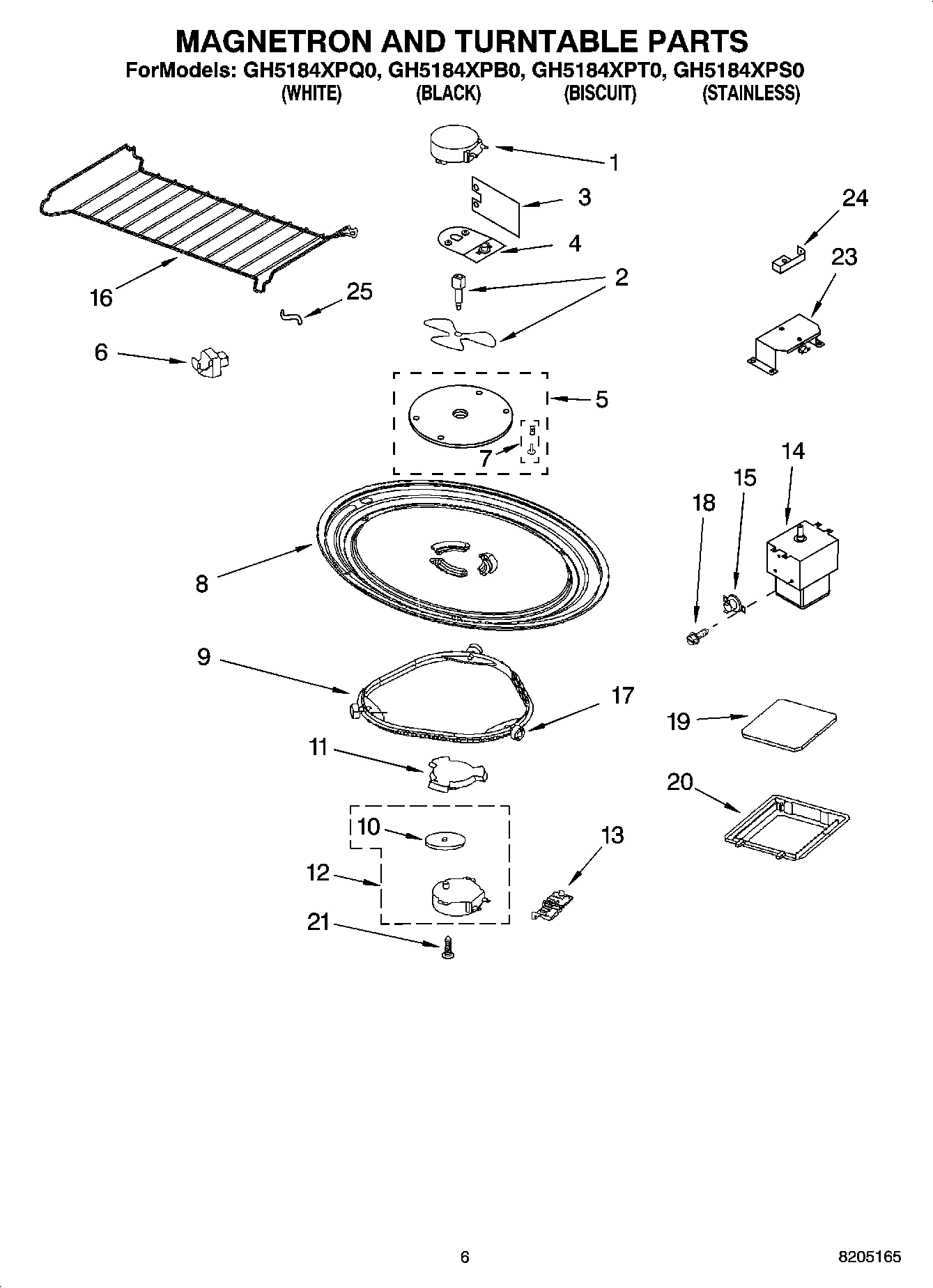 05 - MAGNETRON AND TURNTABLE PARTS