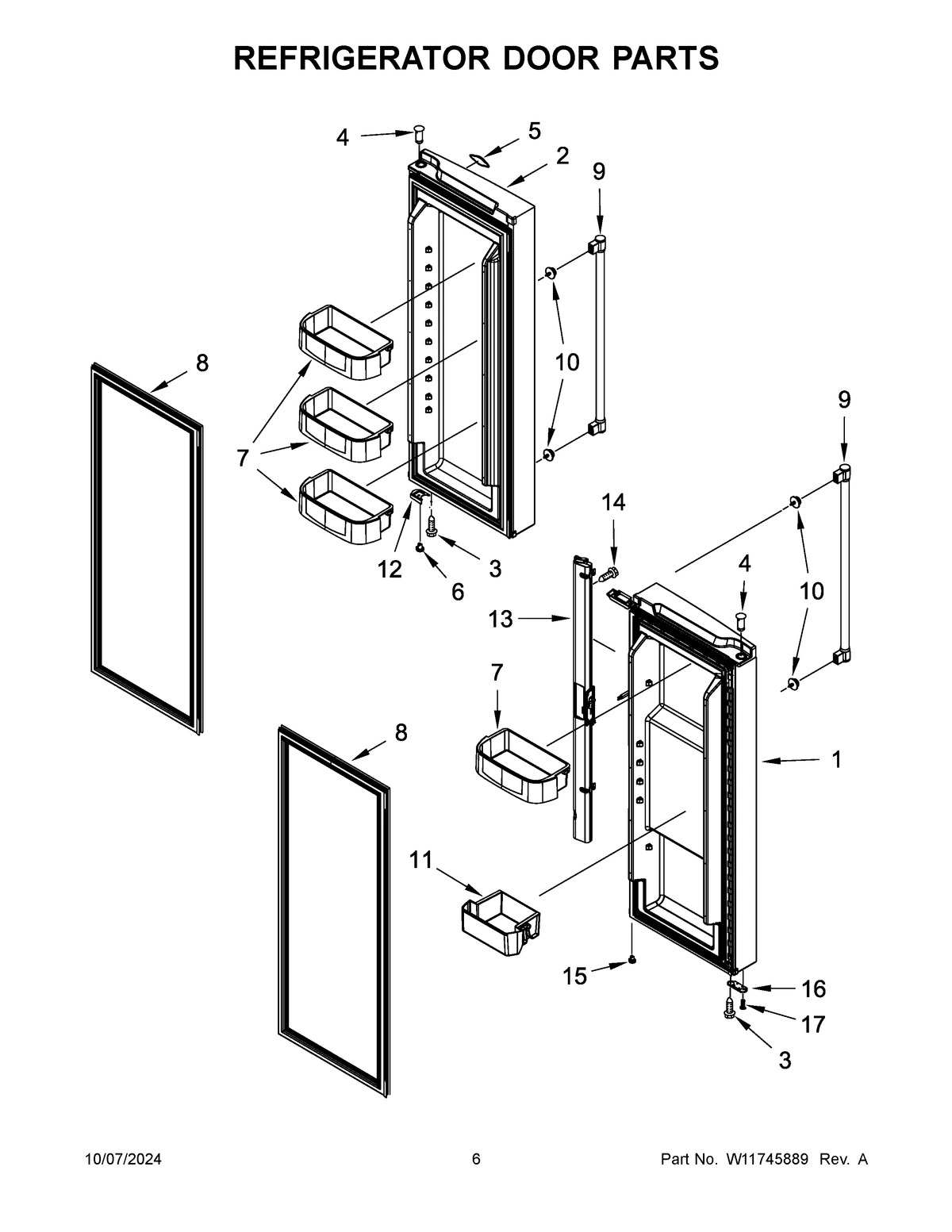 04 - REFRIGERATOR DOOR PARTS