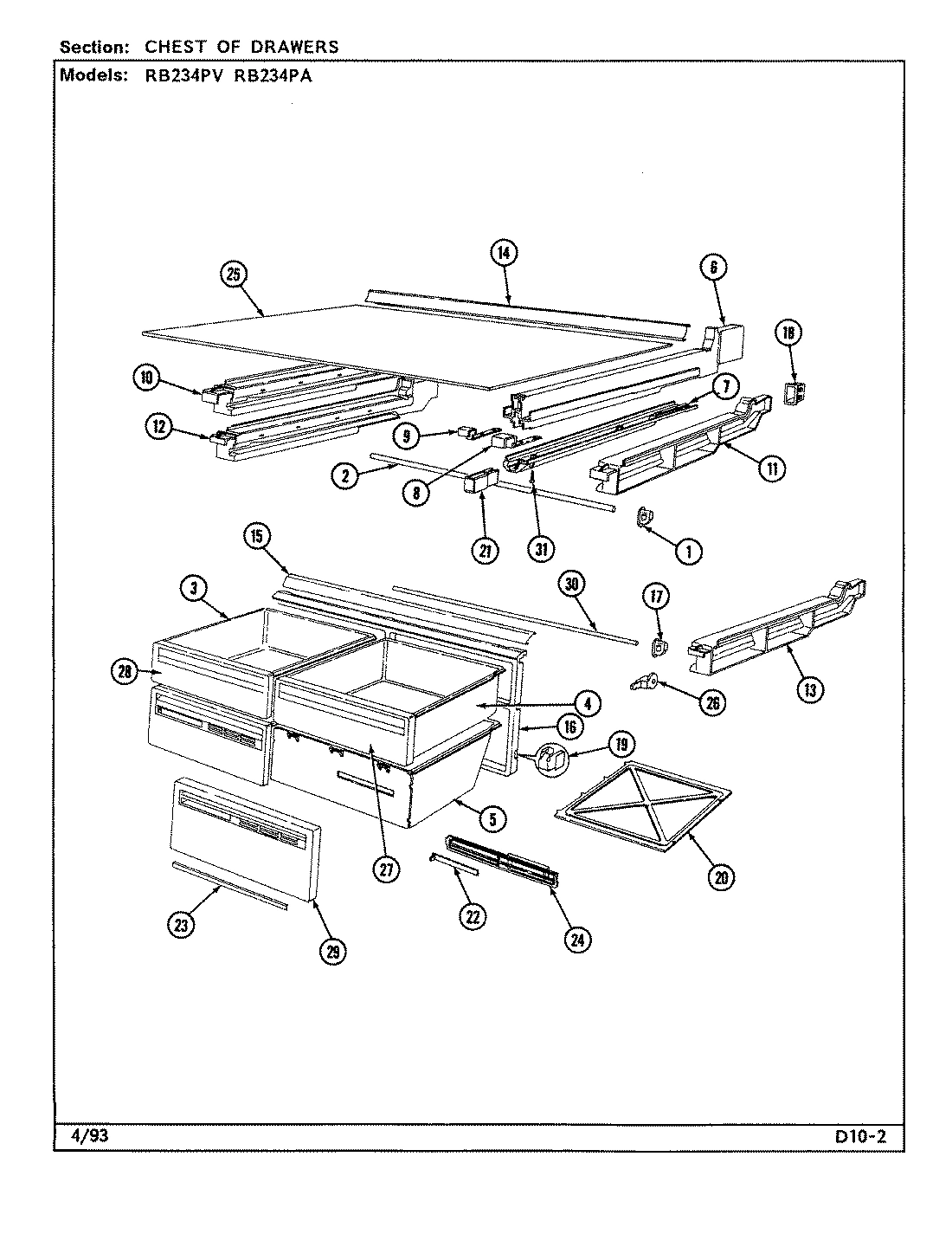 01 - CHEST OF DRAWERS