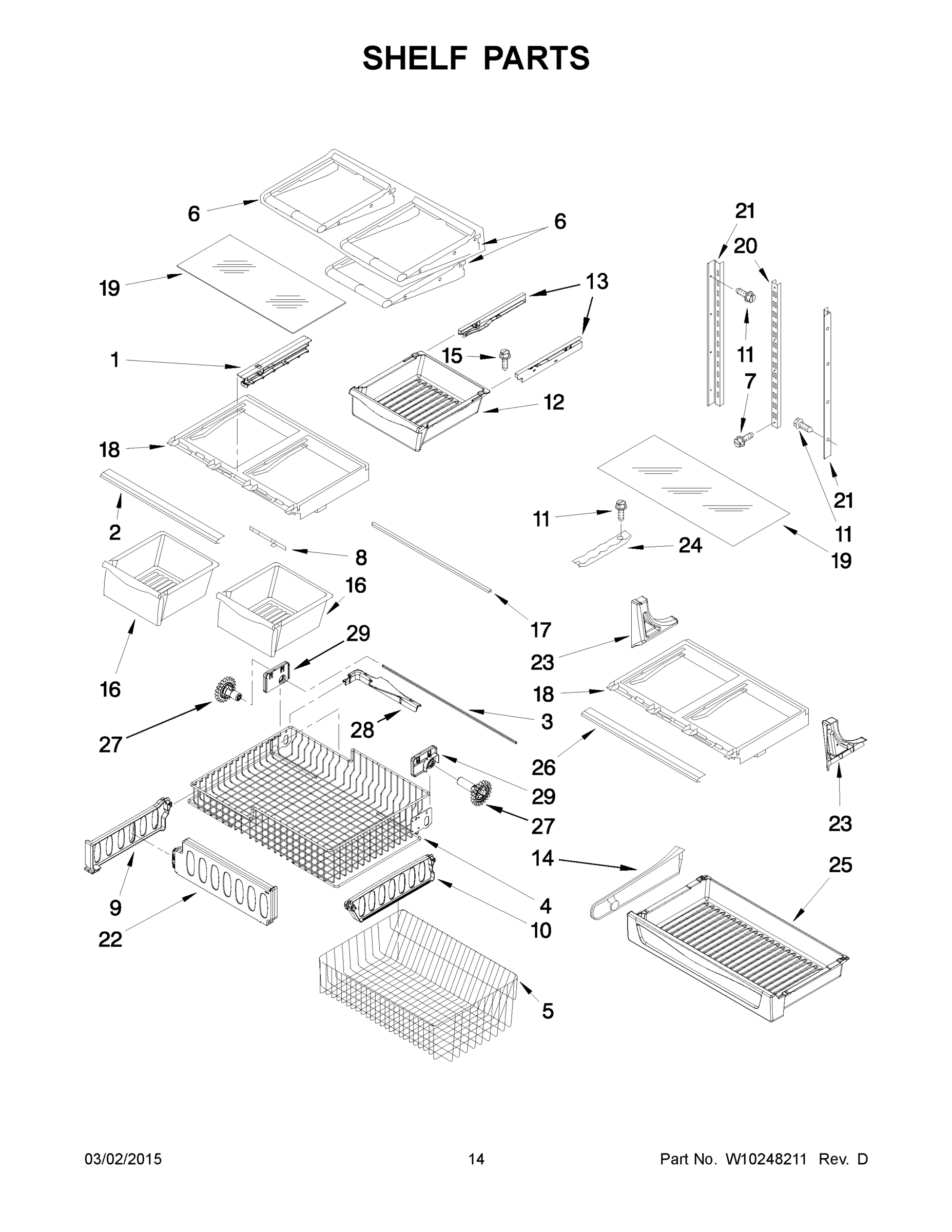 08 - SHELF PARTS