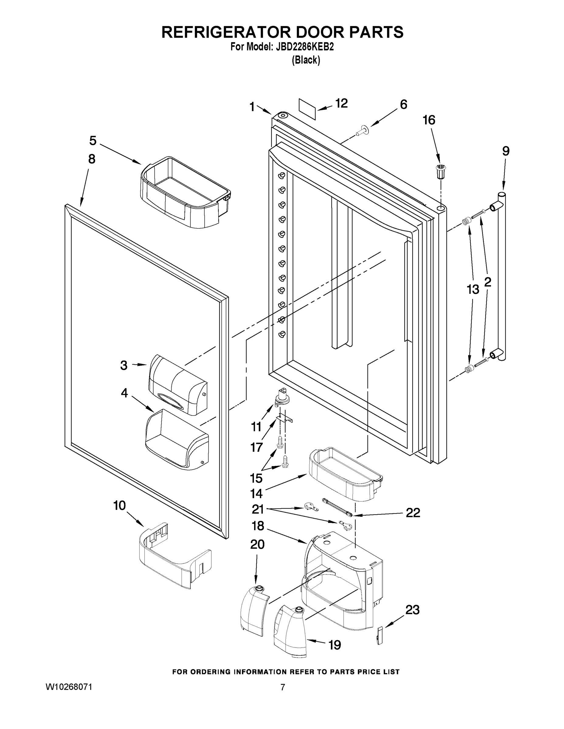 04 - REFRIGERATOR DOOR PARTS