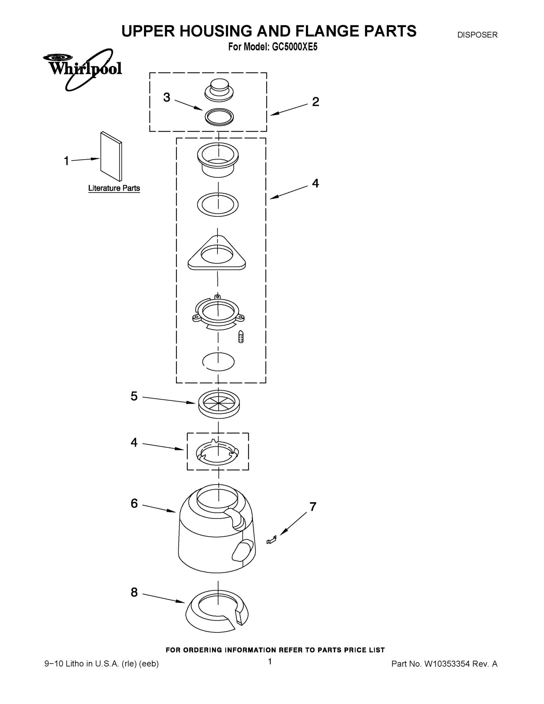 01 - UPPER HOUSING AND FLANGE PARTS