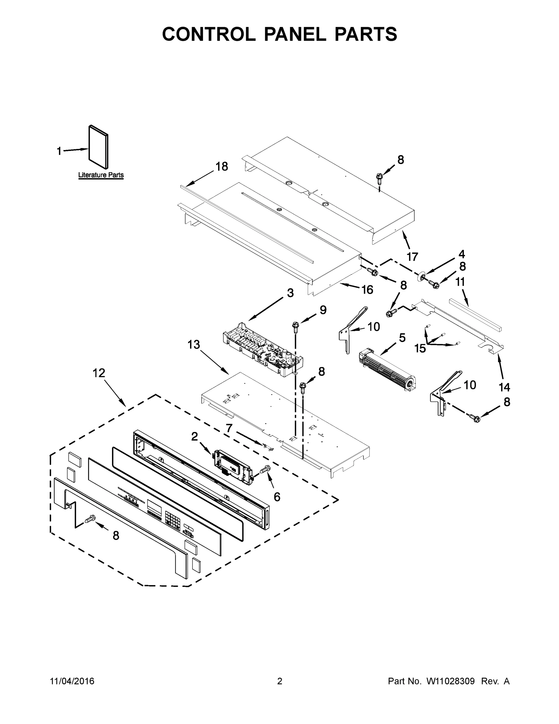 02 - CONTROL PANEL PARTS
