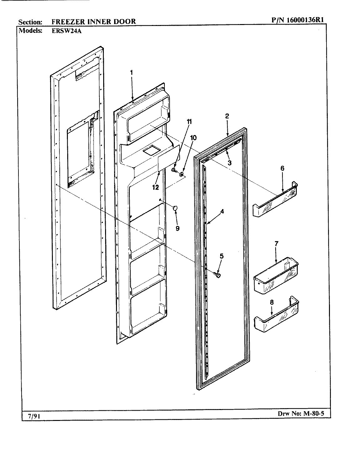02 - FREEZER INNER DOOR