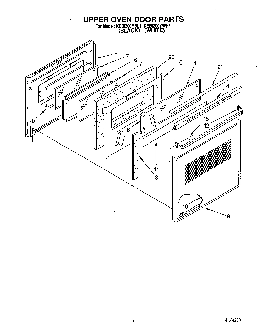 05 - UPPER OVEN DOOR
