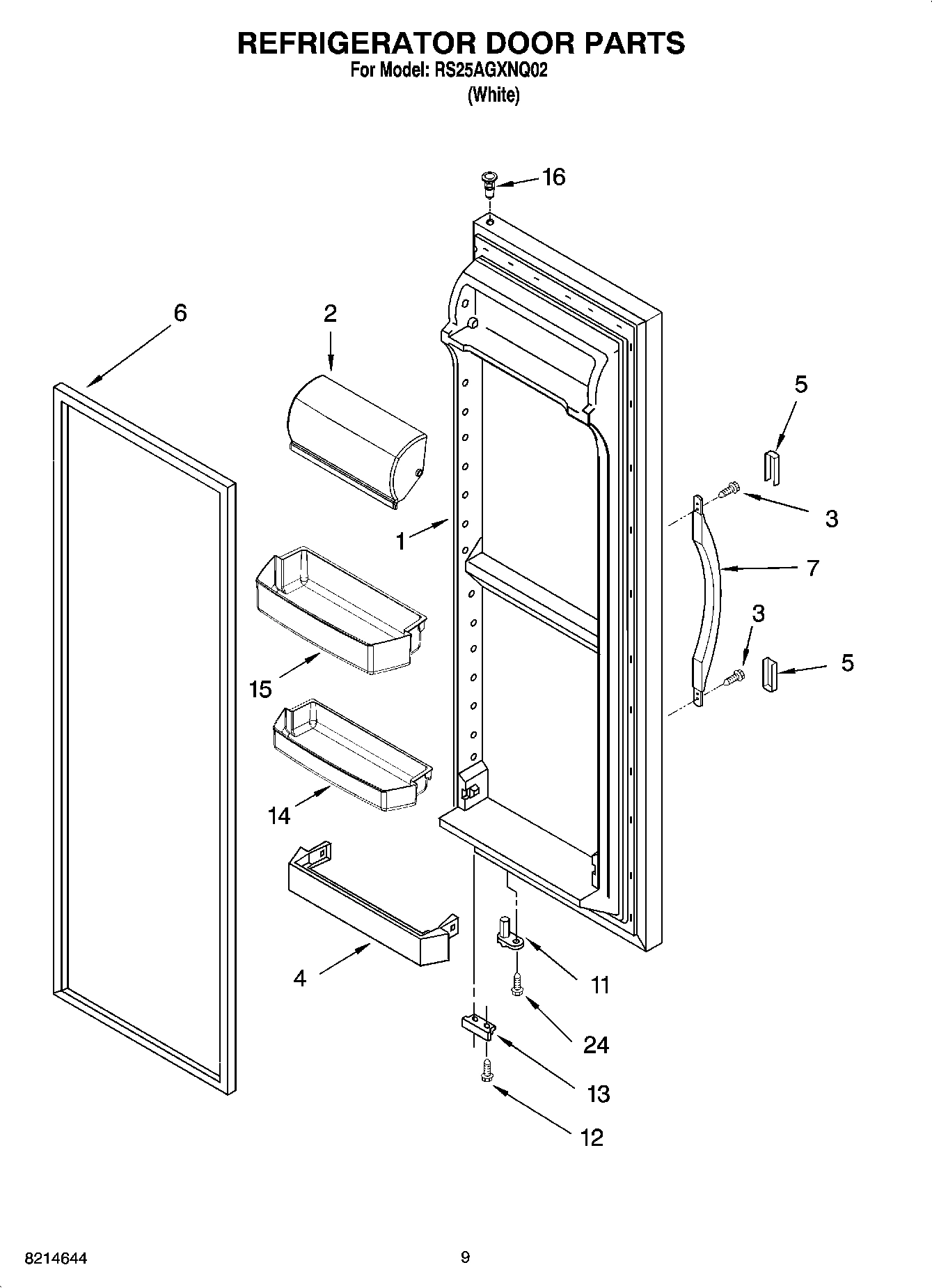 06 - REFRIGERATOR DOOR PARTS