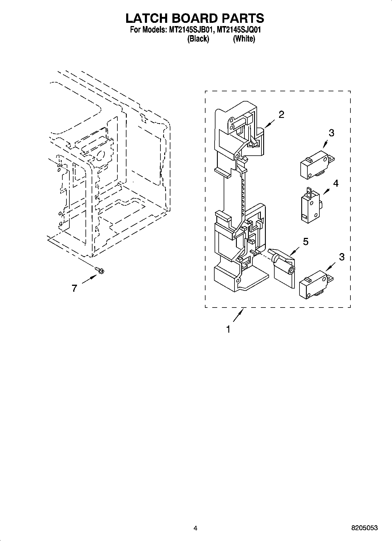 04 - LATCH BOARD PARTS