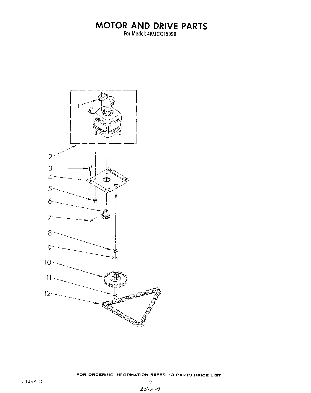 02 - MOTOR AND DRIVE , LIT/OPTIONAL