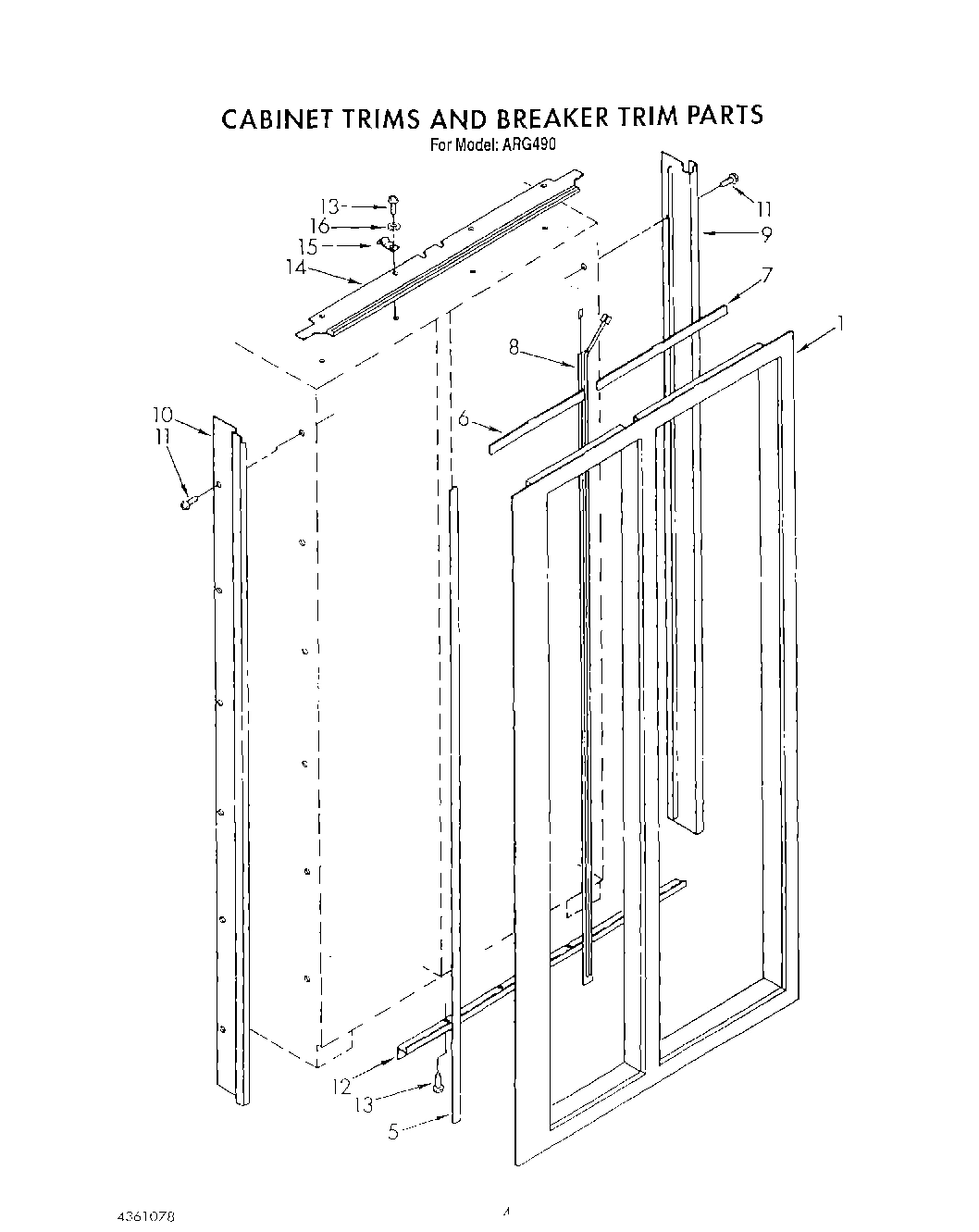 03 - CABINET TRIMS AND BREAKER TRIM
