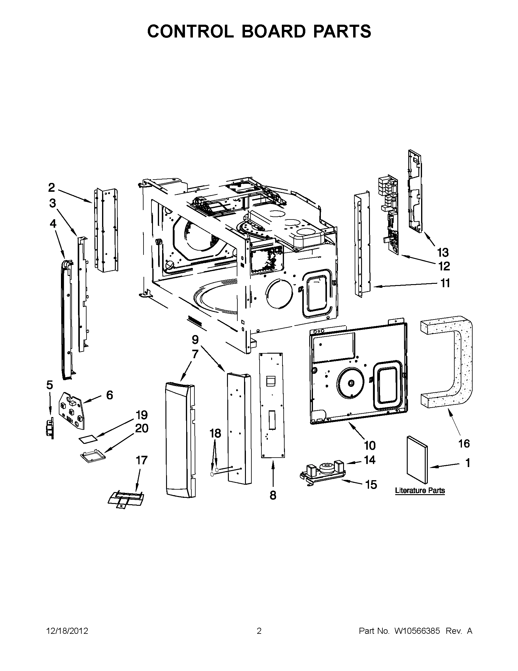 01 - CONTROL BOARD PARTS