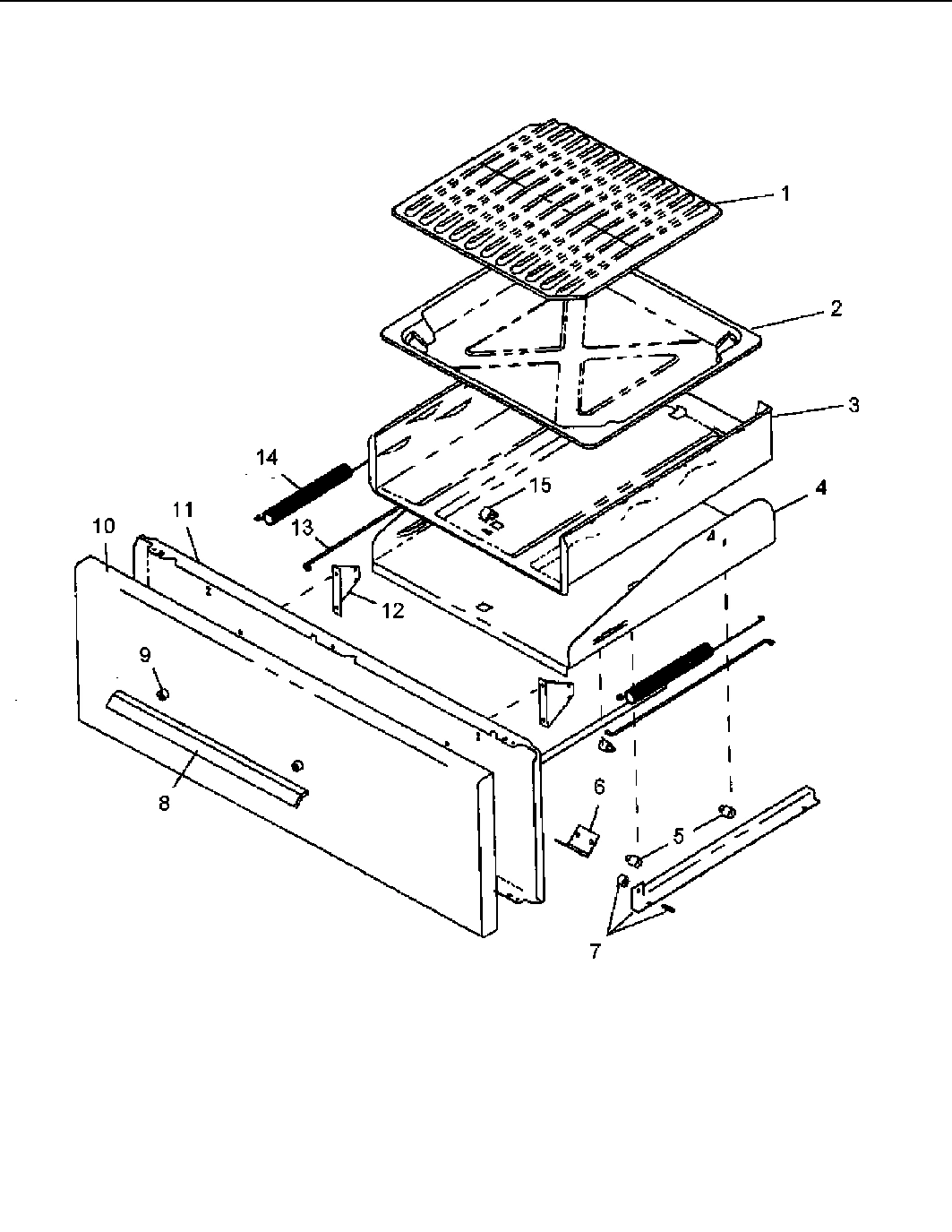 02 - Broiler Drawer Assembly