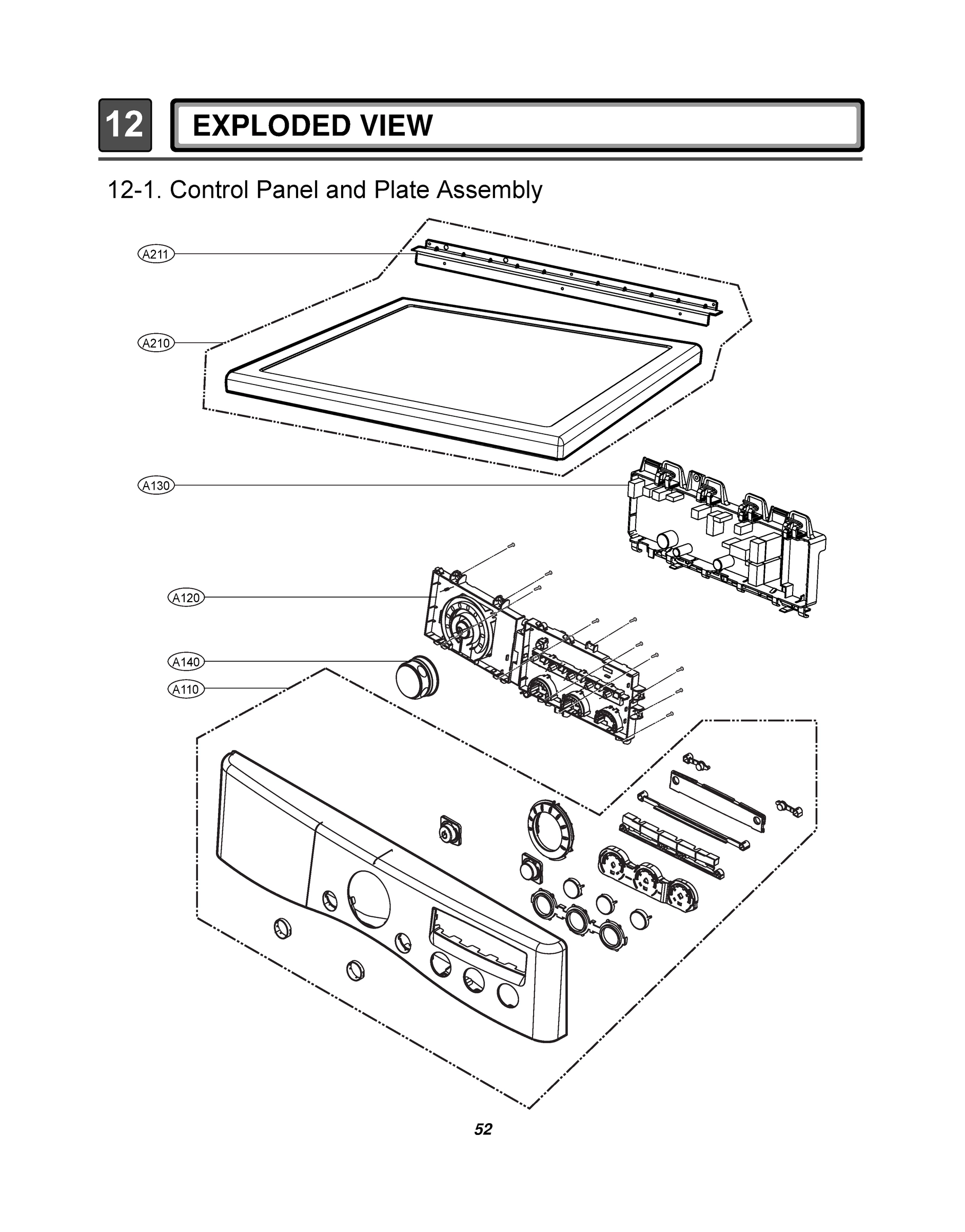 CONTROL PANEL AND PLATE ASSEMBLY