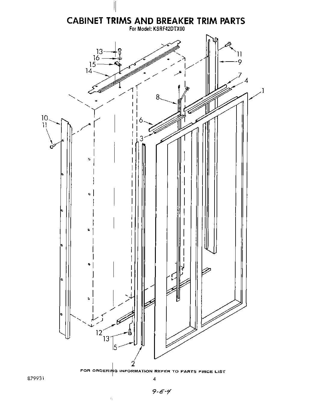 03 - CABINET TRIMS AND BREAKER TRIM