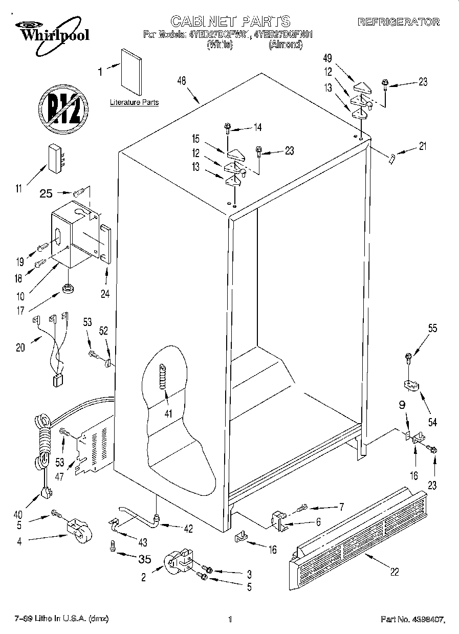 01 - CABINET, LITERATURE