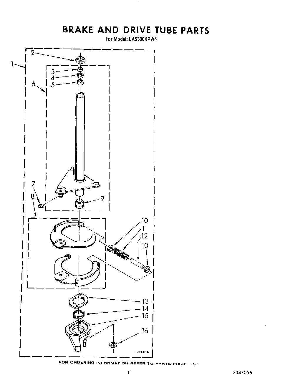 09 - BRAKE AND DRIVE TUBE