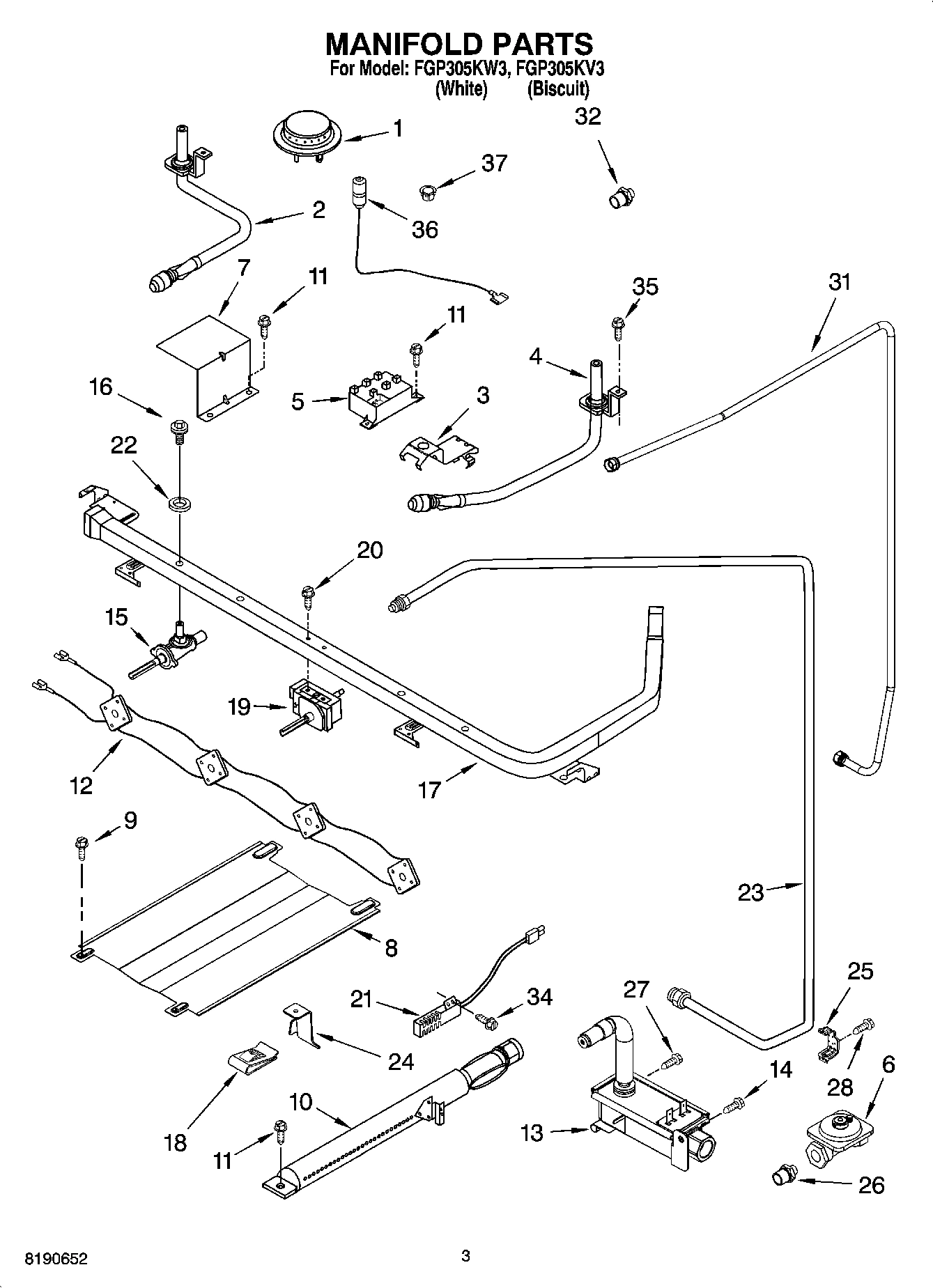 03 - MANIFOLD PARTS