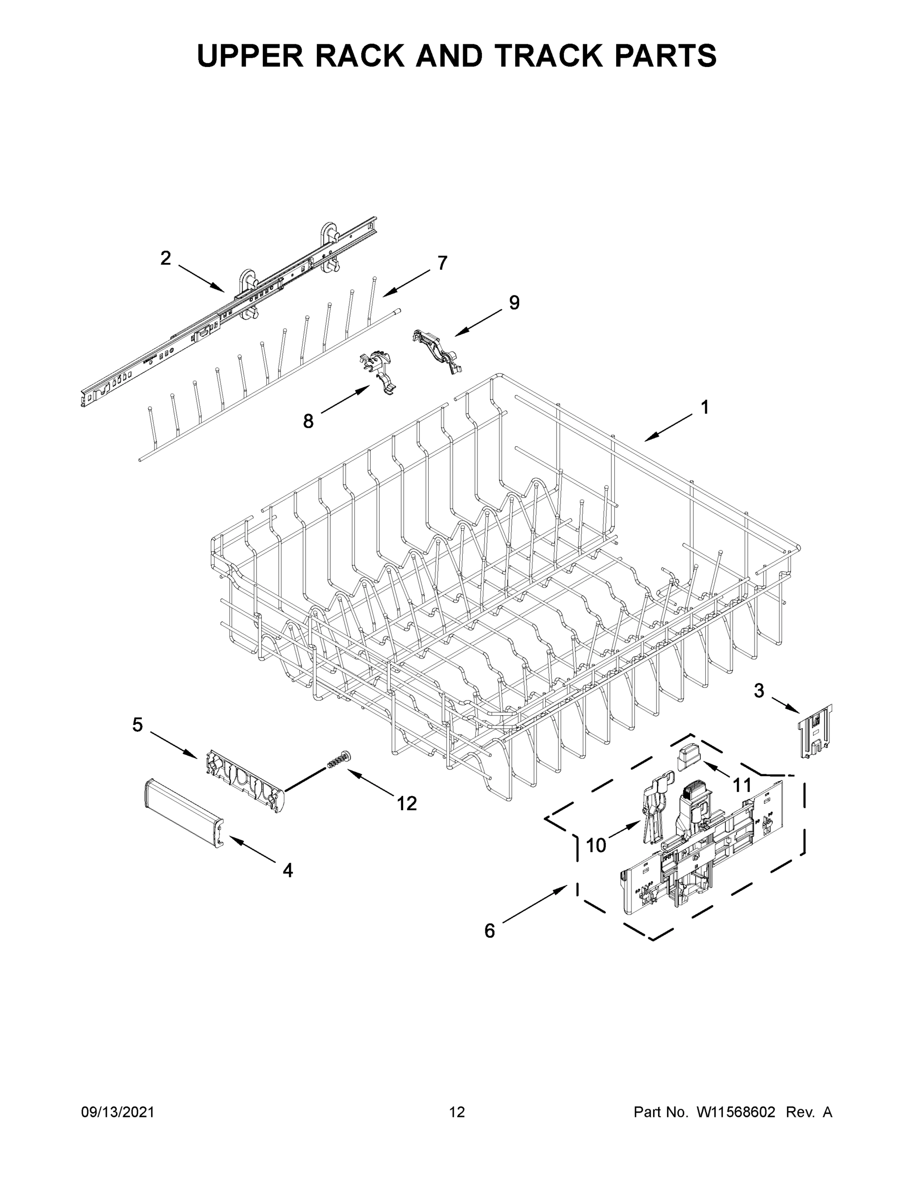 07 - UPPER RACK AND TRACK PARTS
