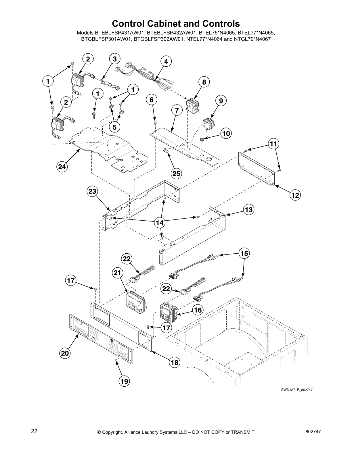 Control Cabinet and Controls