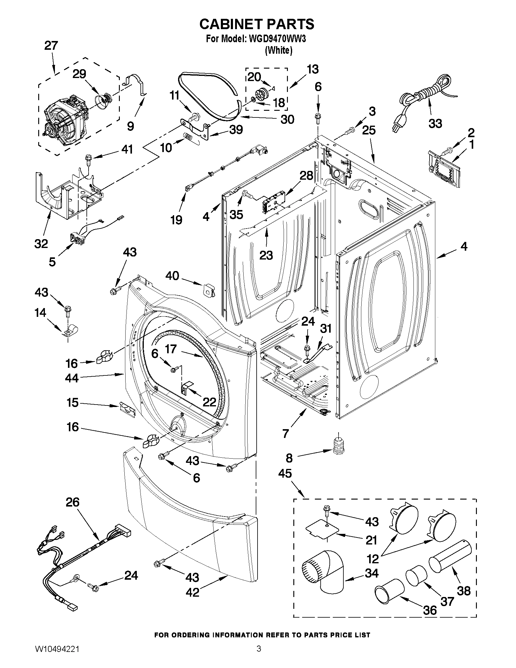 02 - CABINET PARTS
