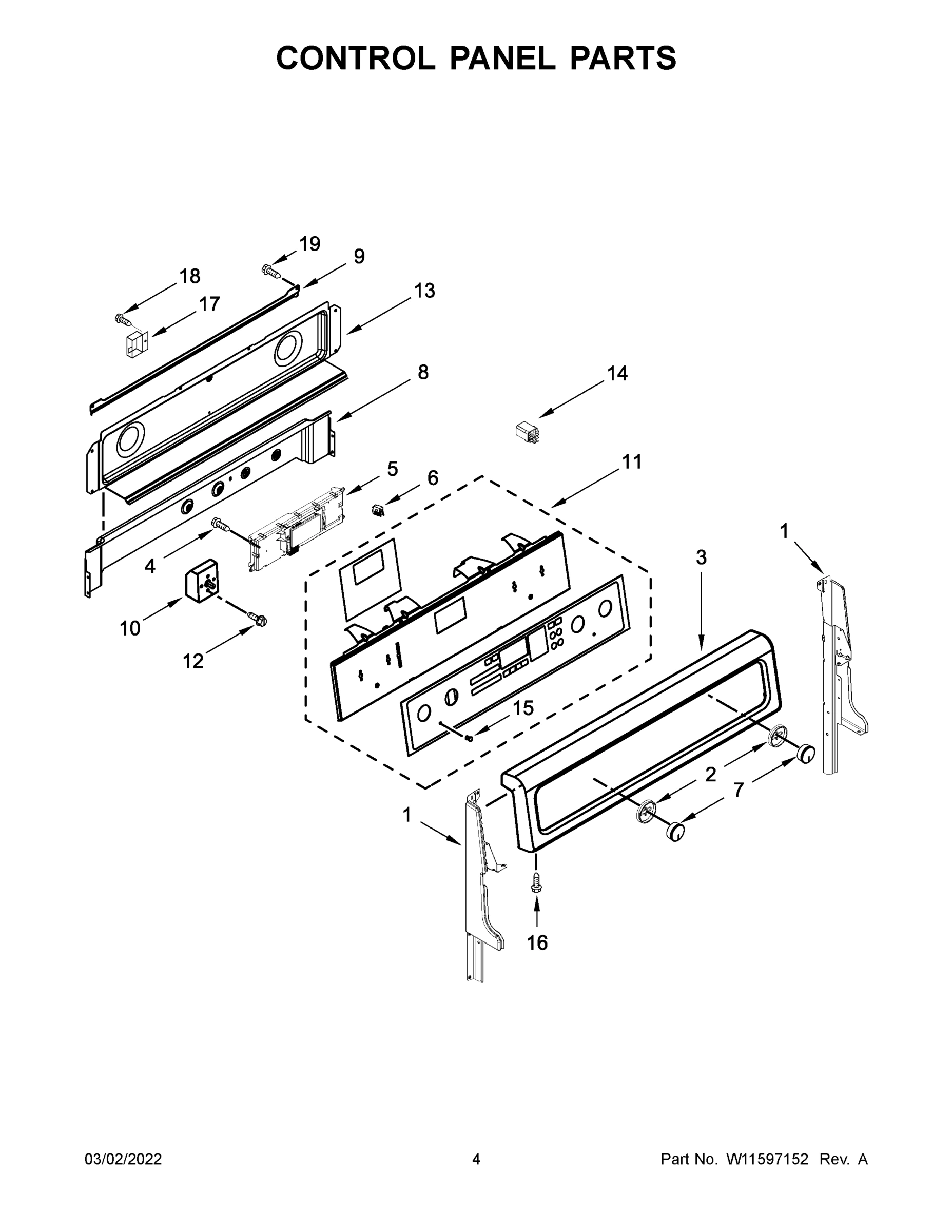 03 - CONTROL PANEL PARTS