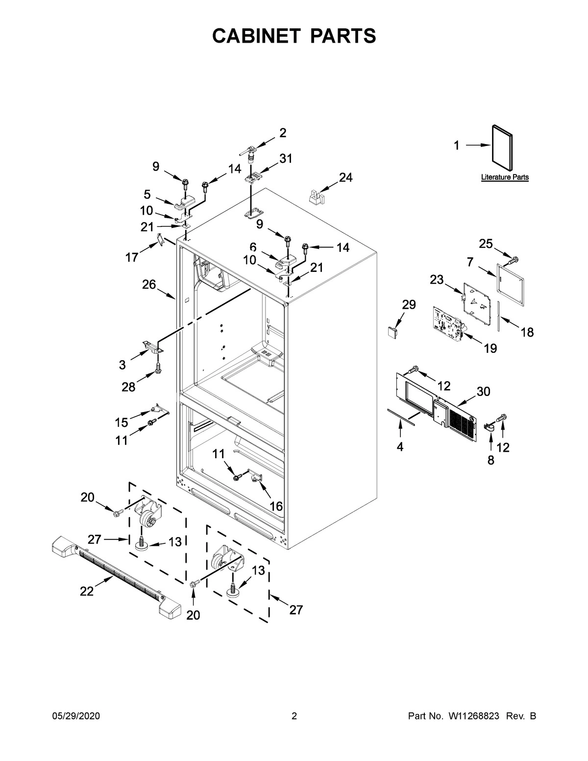 02 - CABINET PARTS