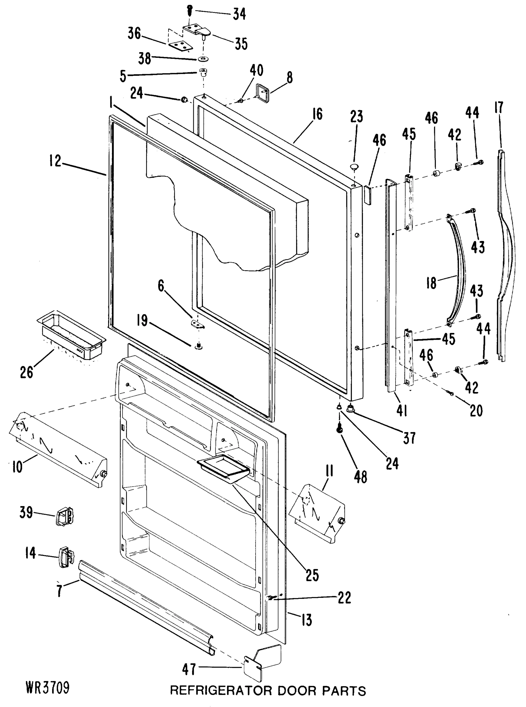 REFRIGERATOR DOOR PARTS