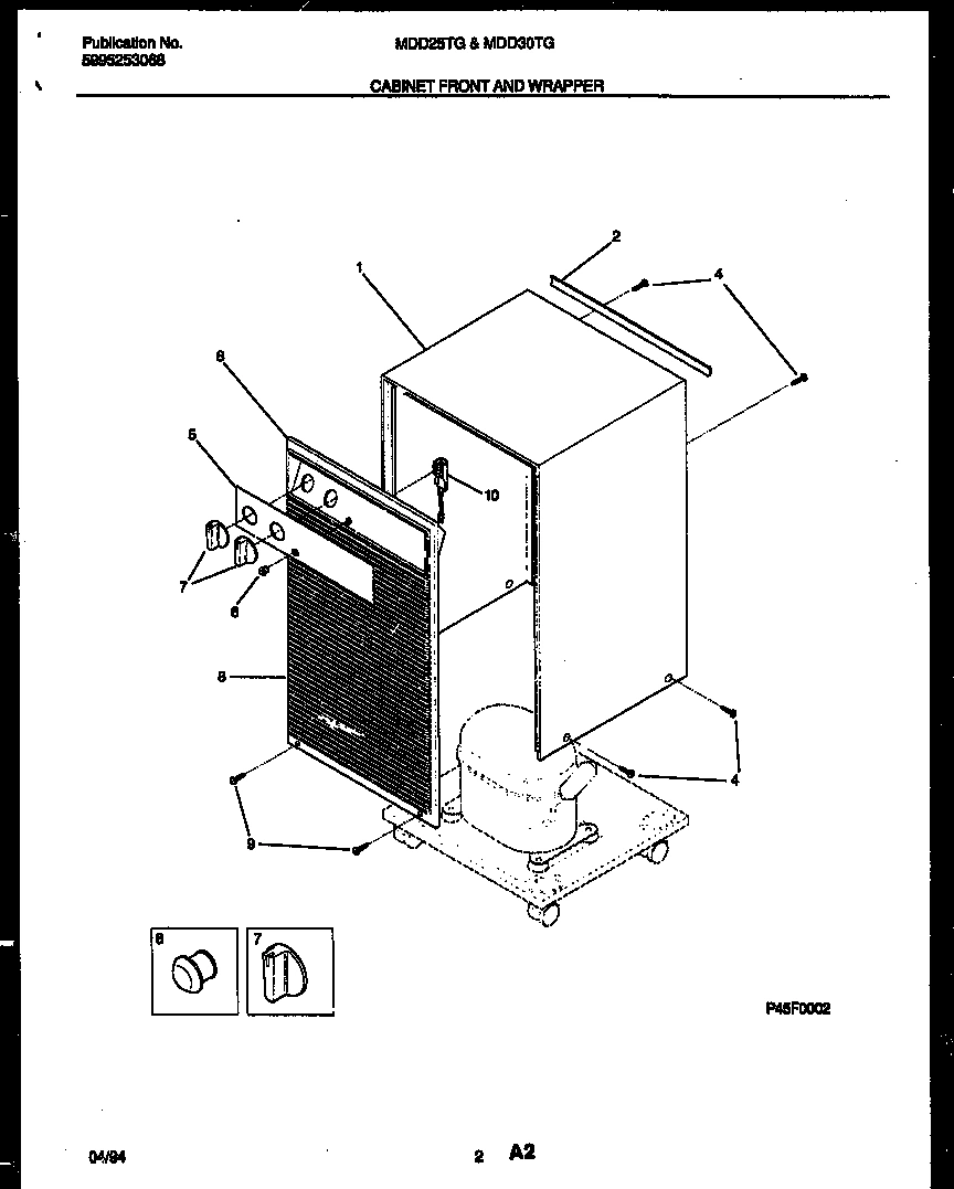 02 - CABINET FRONT AND WRAPPER