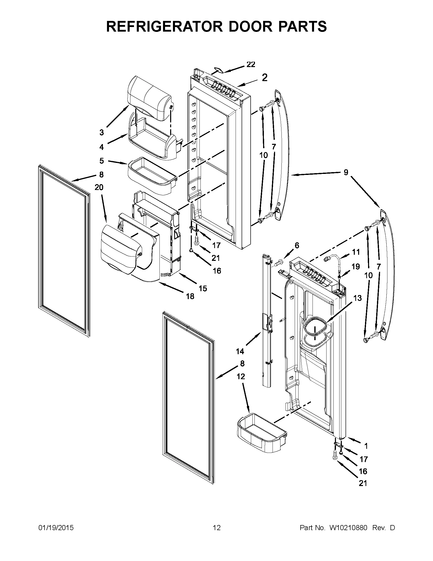 07 - REFRIGERATOR DOOR PARTS