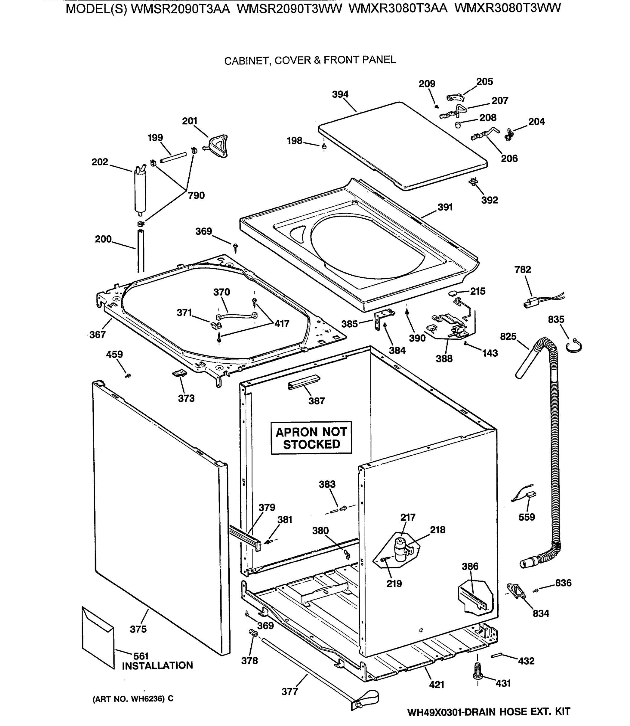 CABINET, COVER & FRONT PANEL