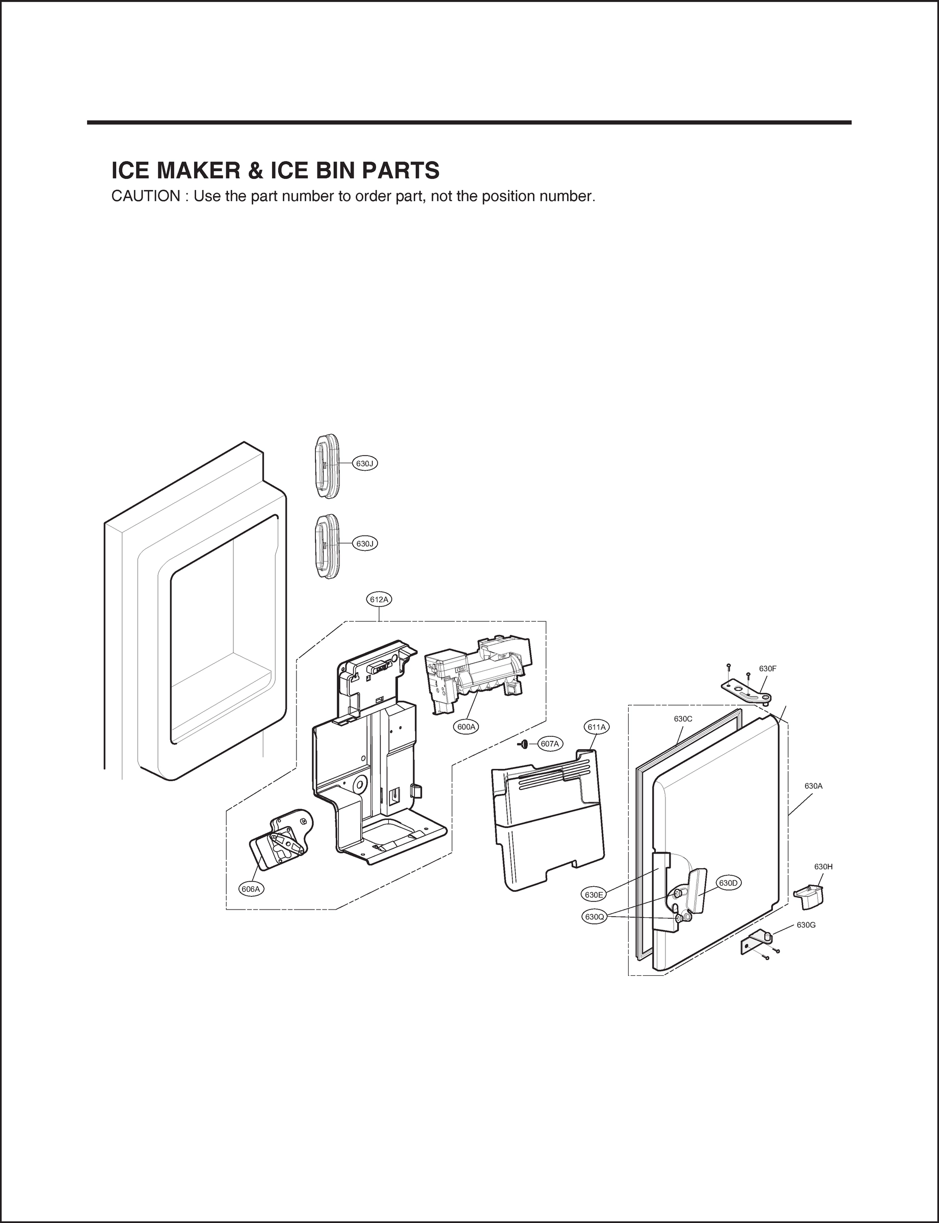 ICEMAKER & ICE BIN PARTS