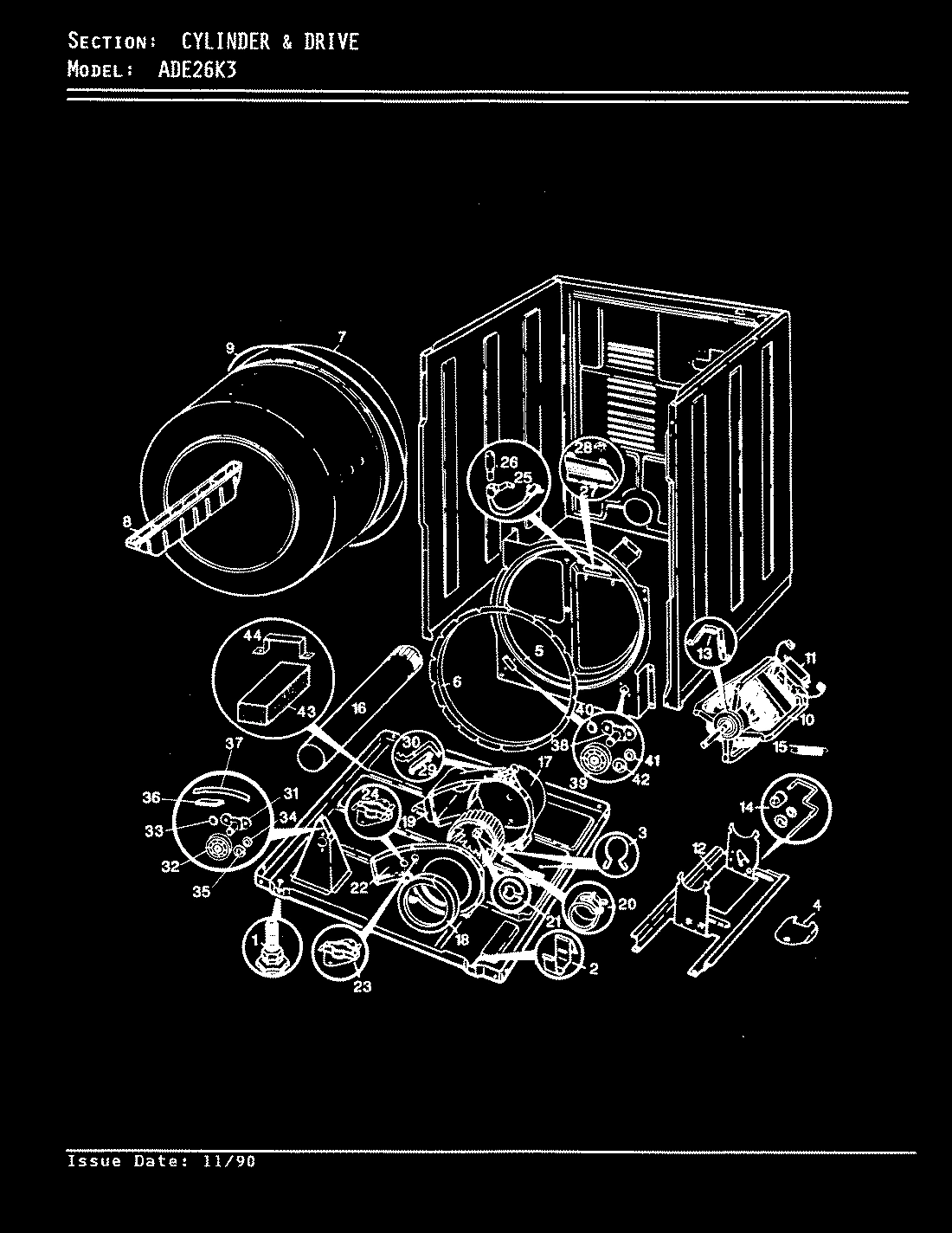 02 - CYLINDER & DRIVE (REV. A-C)