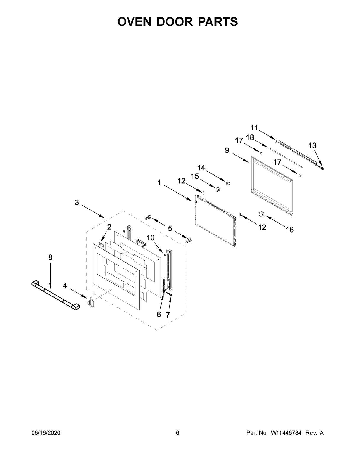 04 - OVEN DOOR PARTS