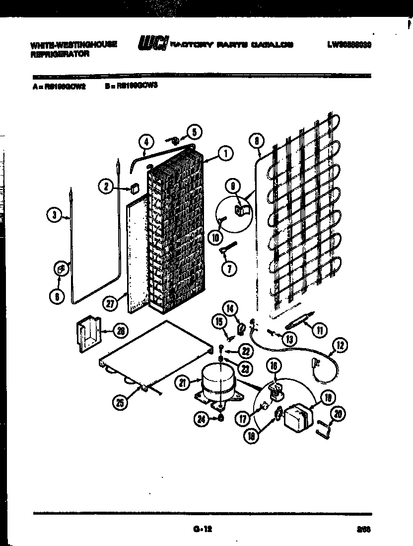 07 - SYSTEM AND AUTOMATIC DEFROST PARTS