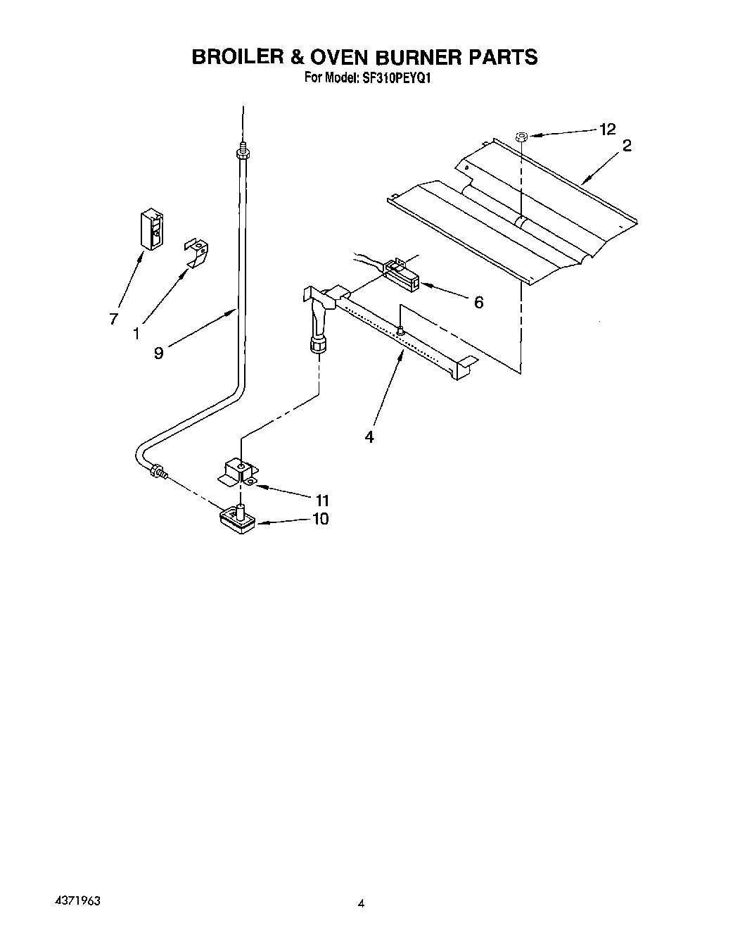04 - BROILER AND OVEN BURNER