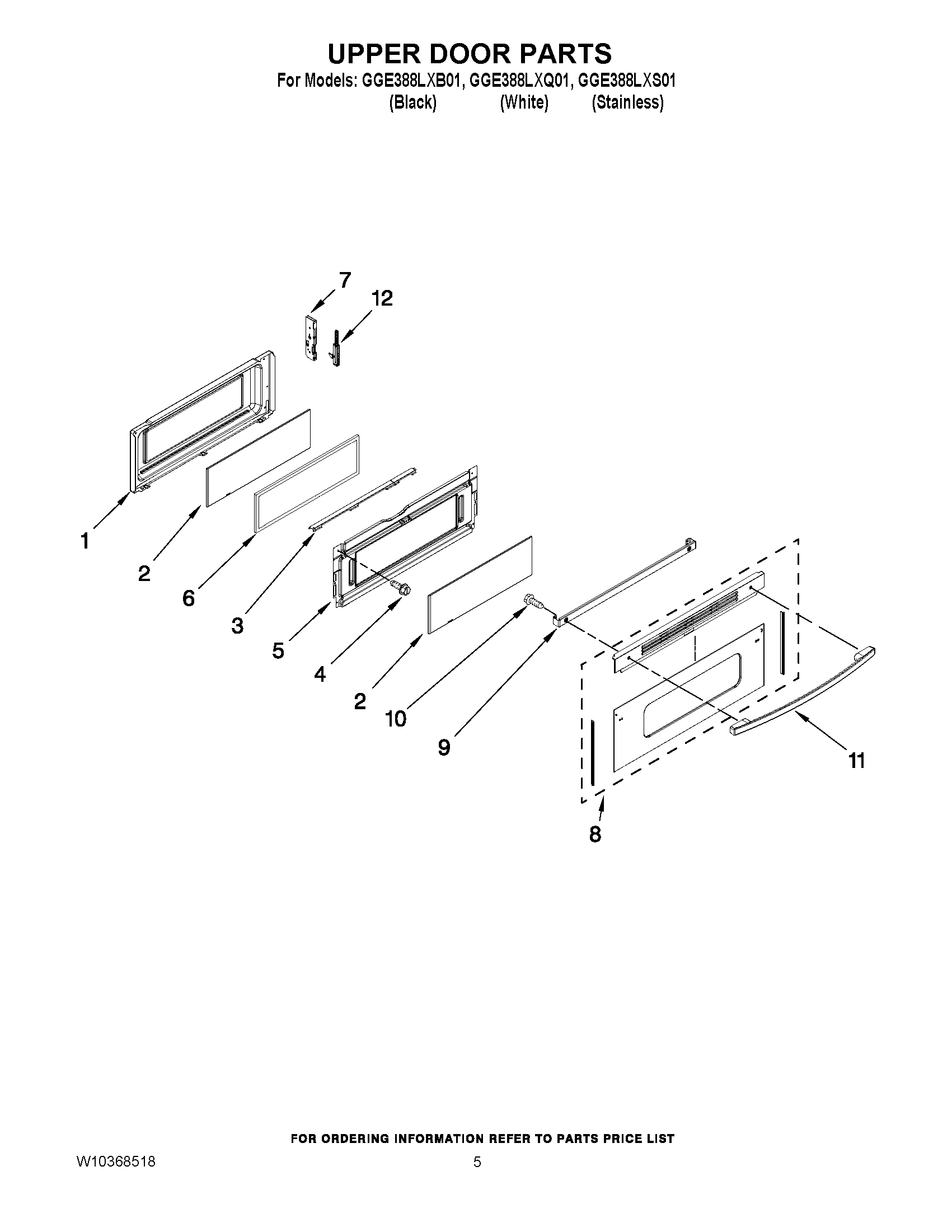 04 - UPPER DOOR PARTS
