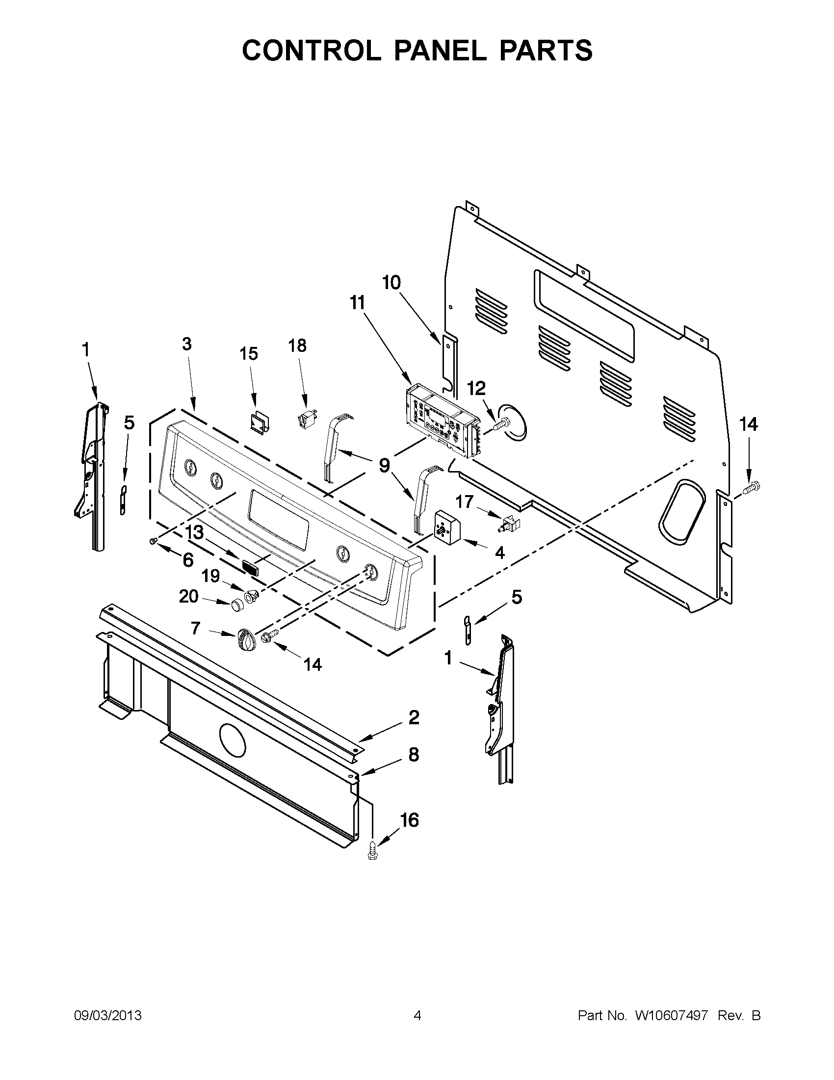 03 - CONTROL PANEL PARTS