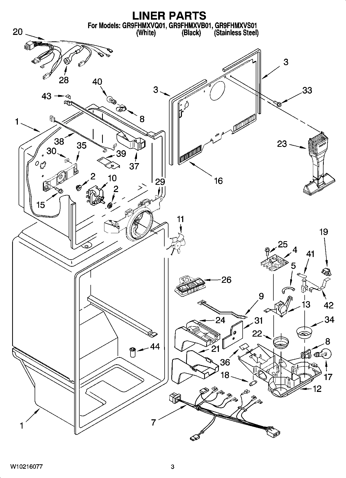 02 - LINER PARTS