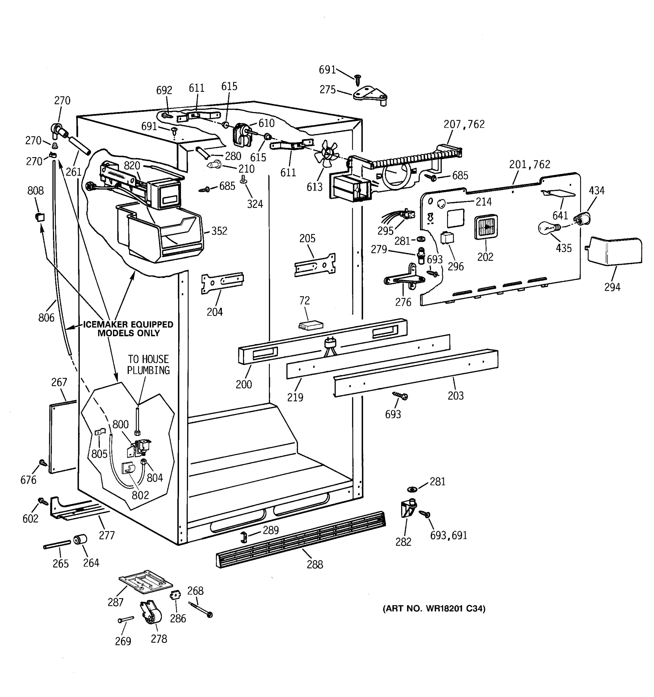 CABINET PARTS