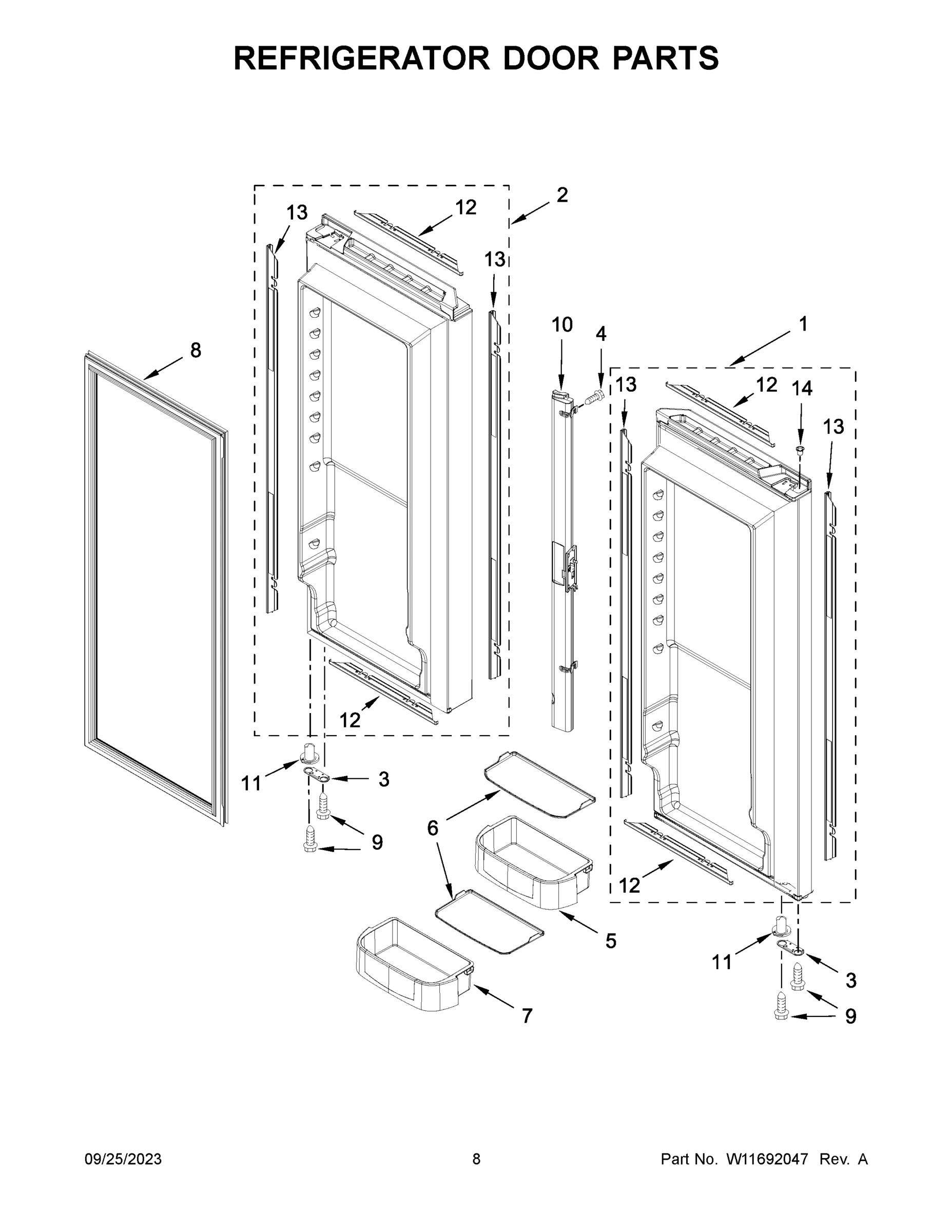 05 - REFRIGERATOR DOOR PARTS