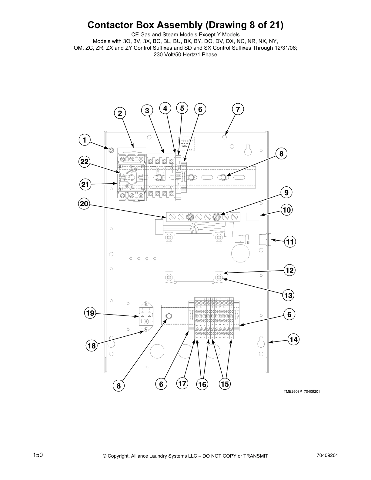 Contactor Box Assembly (Drawing 8 of 21)