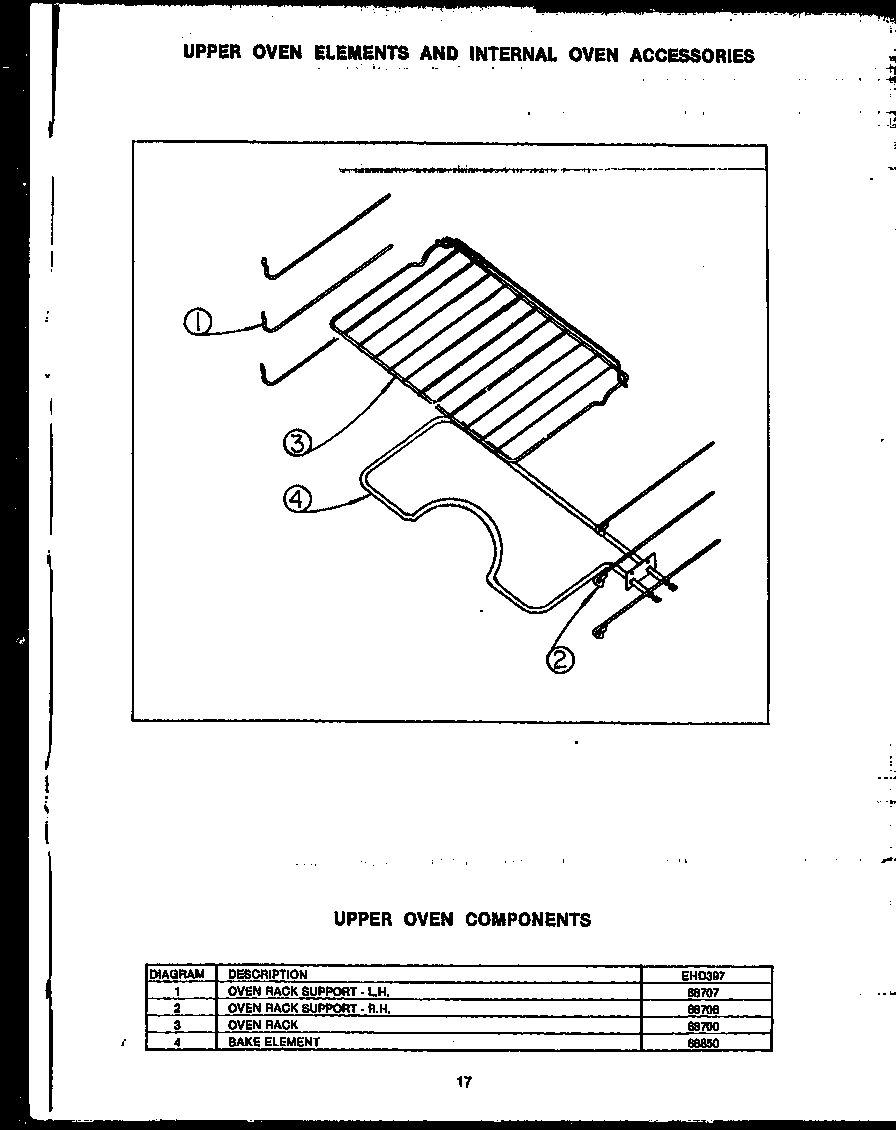 06 - UP OVEN ELEMENTS & INTERNAL OVEN ACS