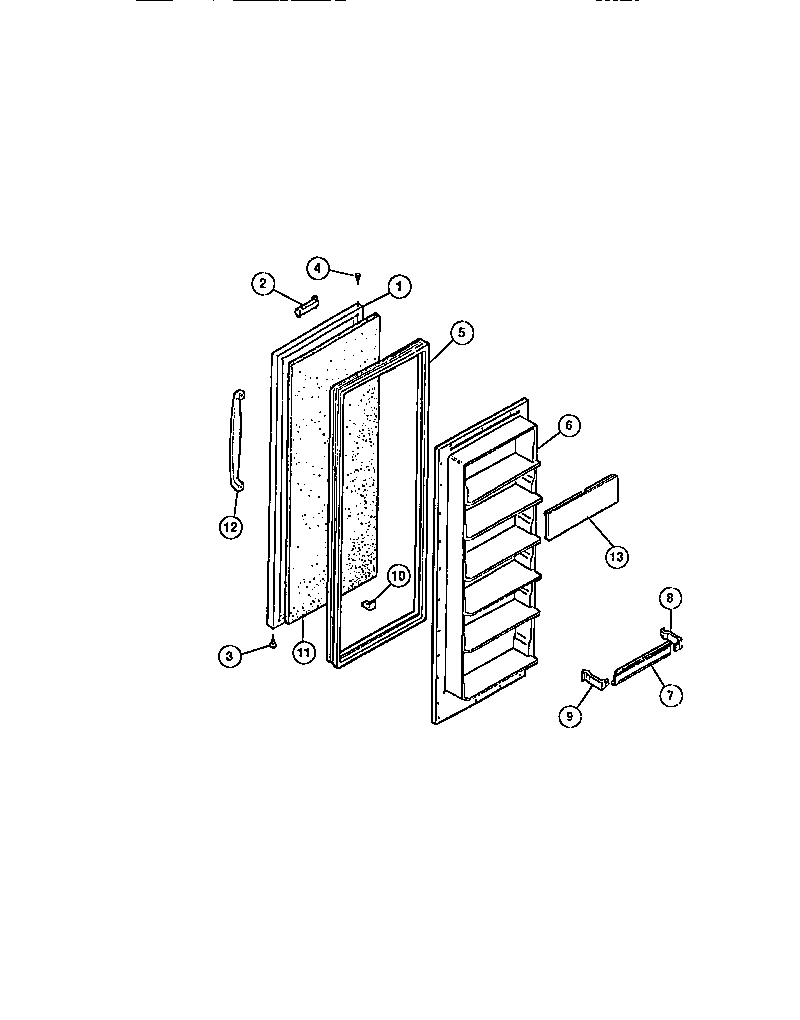 02 - FREEZER DOOR